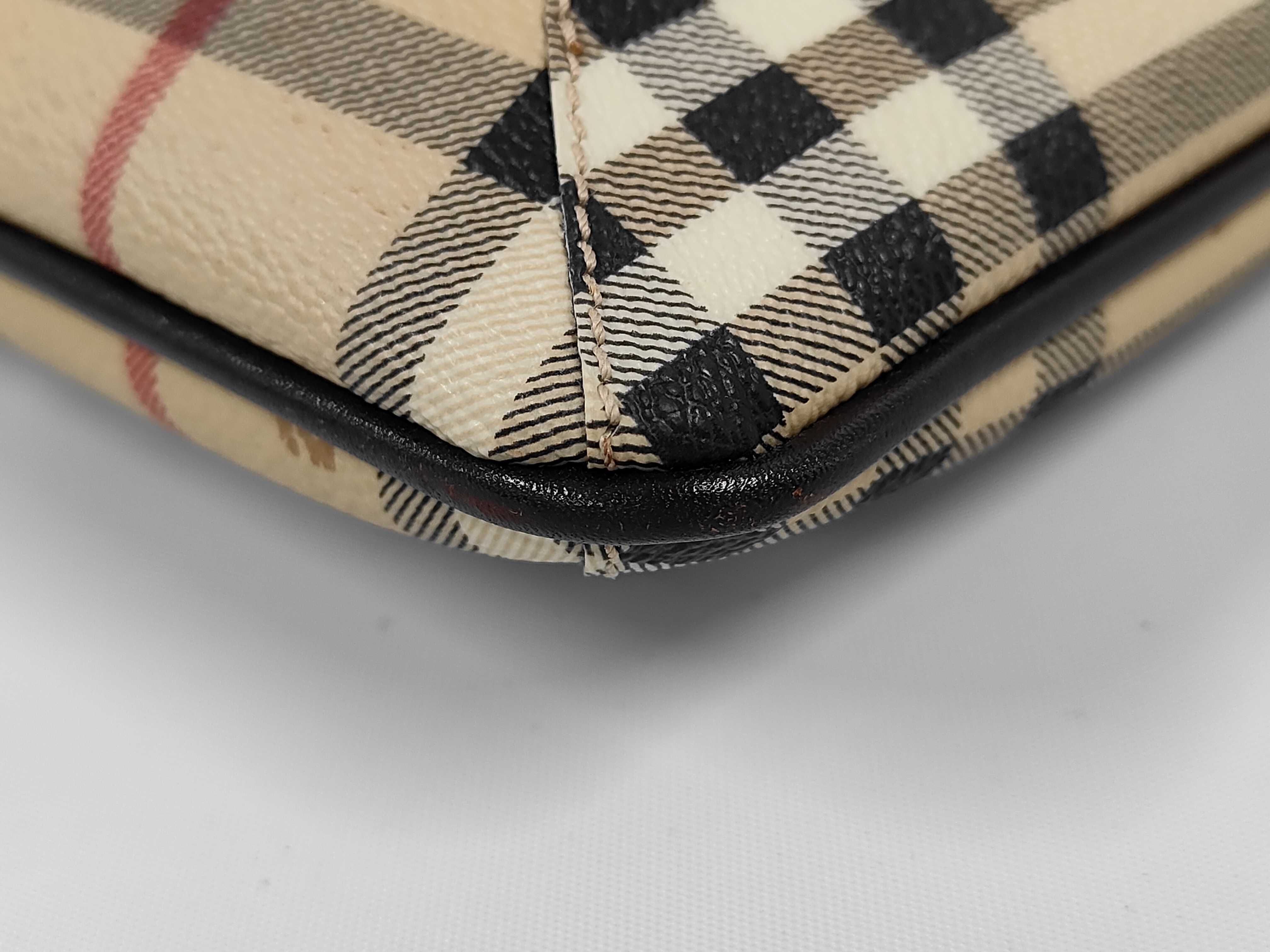 Nova Check PVC Shoulder Bag (Brown) — view 4