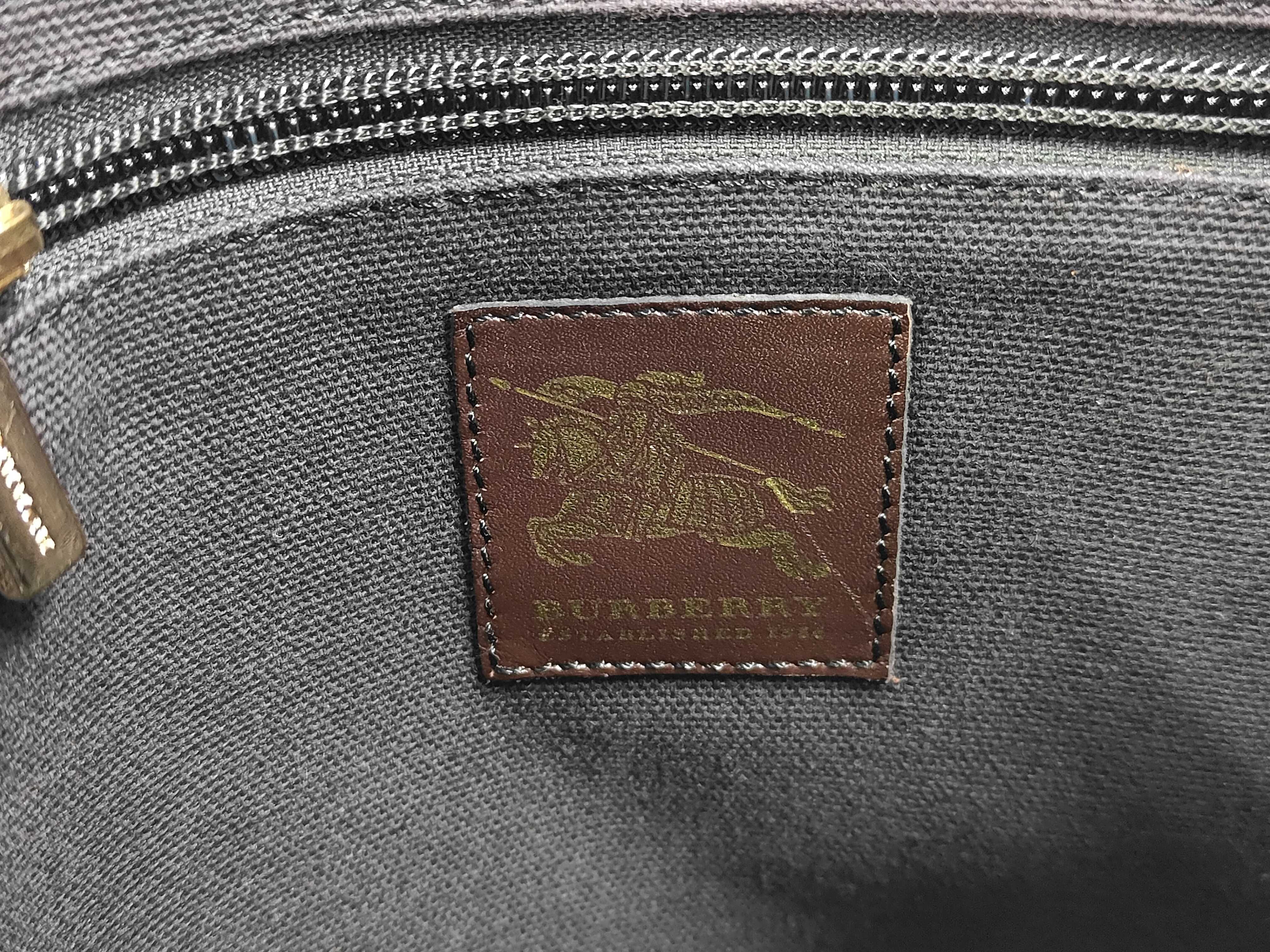 Nova Check PVC Shoulder Bag (Brown) — view 8