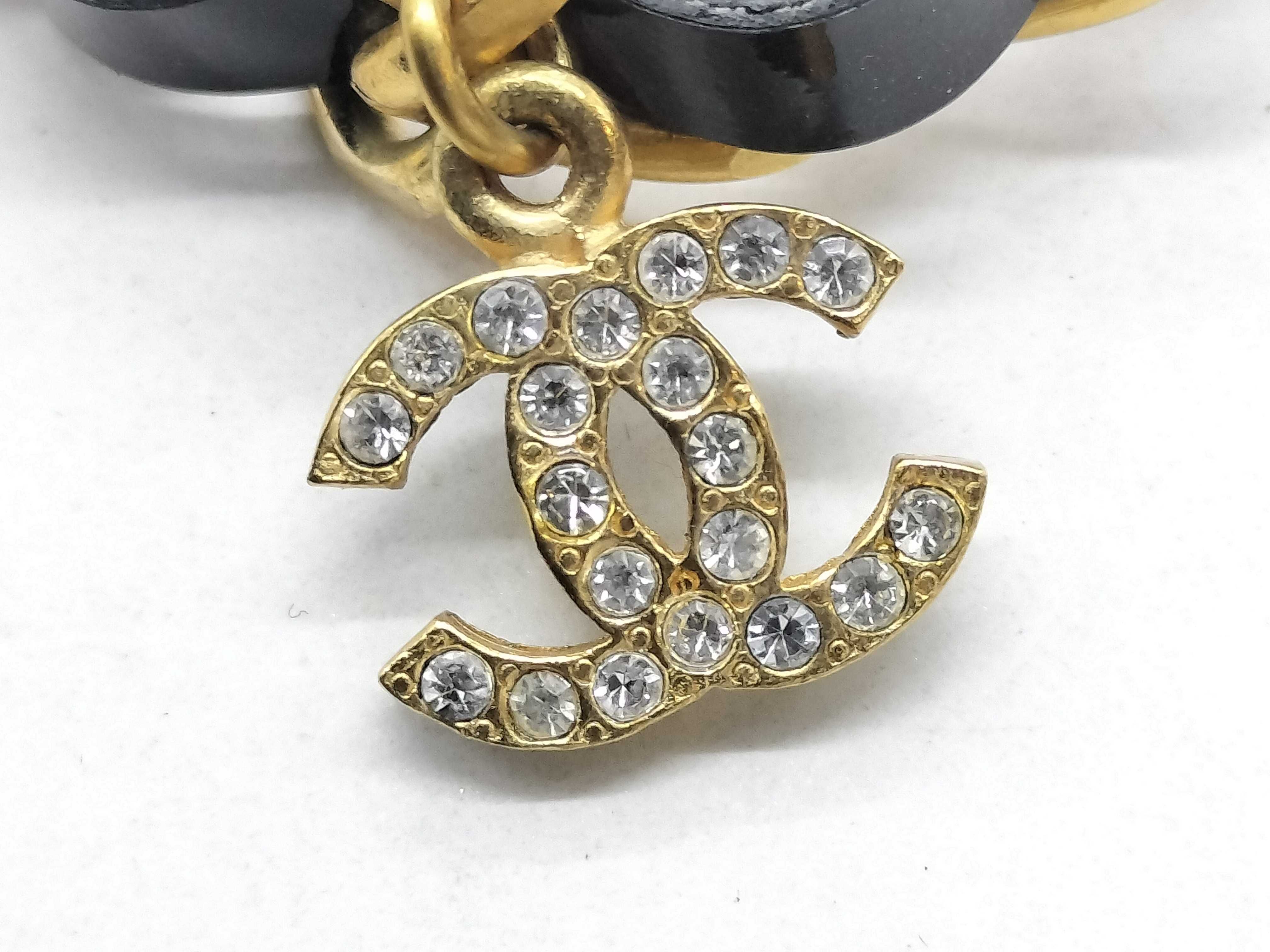 Coco Mark Rhinestone Choker Necklace 96P — view 2
