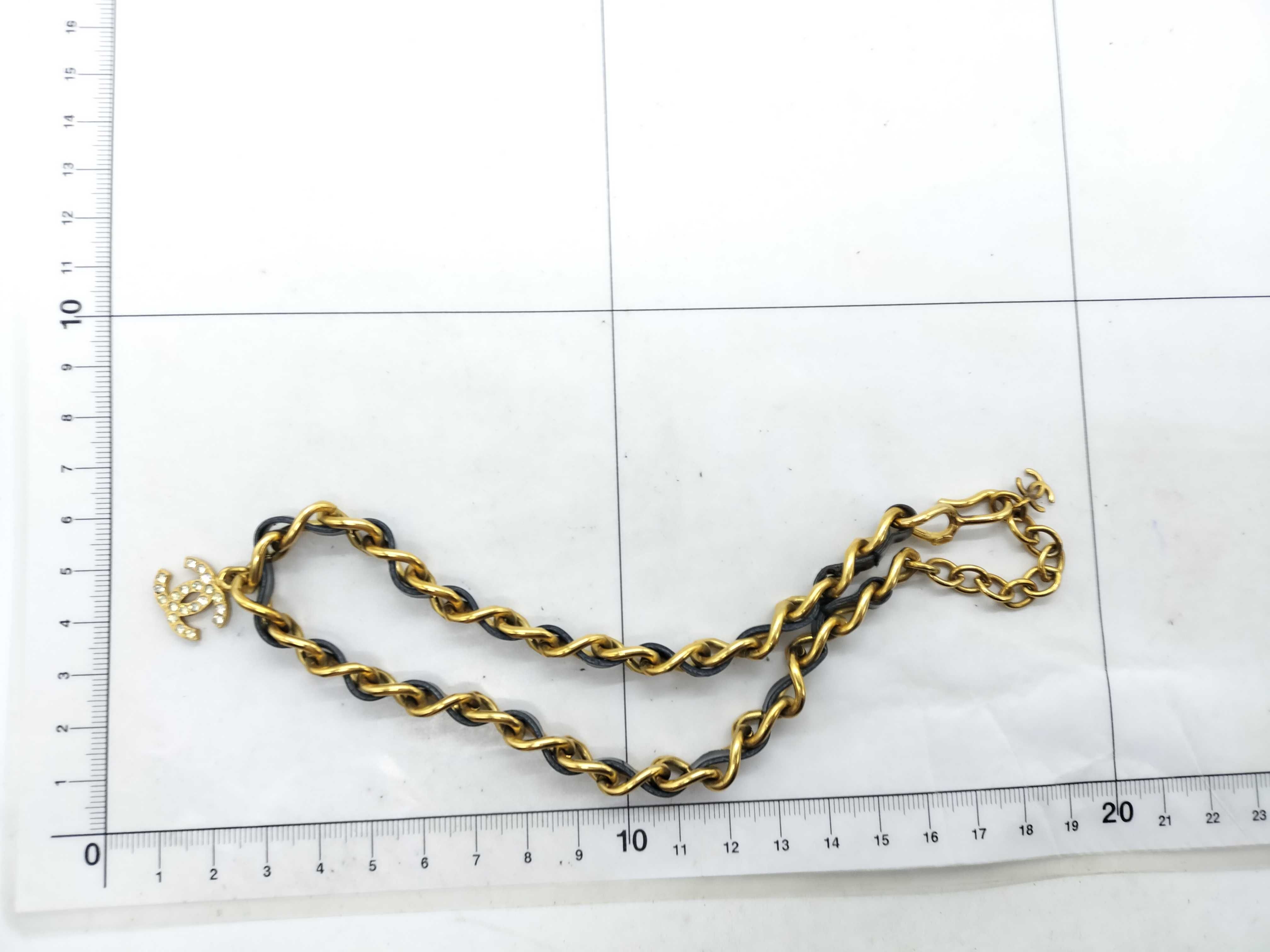 Coco Mark Rhinestone Choker Necklace 96P — view 7