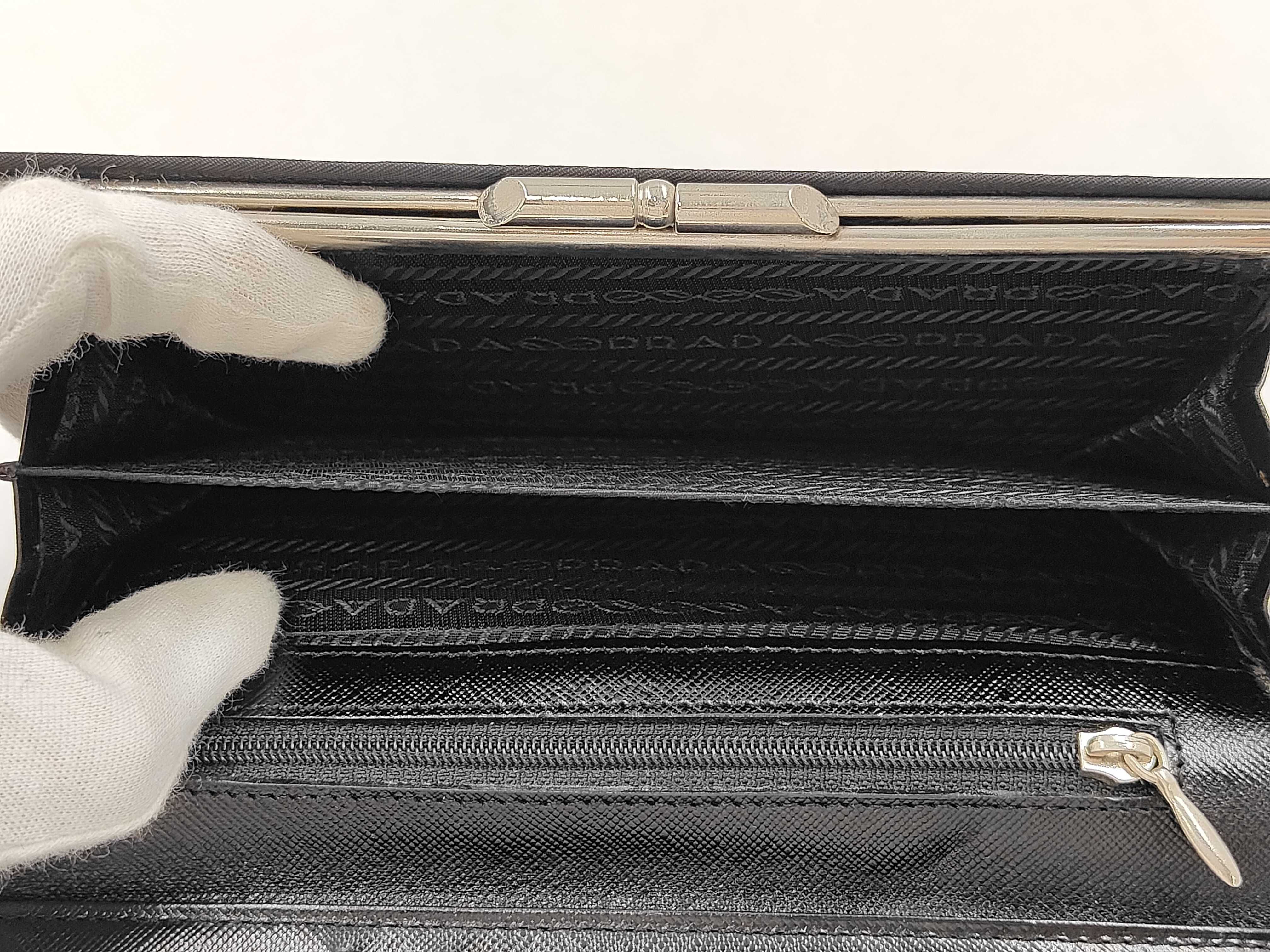 Nylon Long Wallet Leather/Nylon Wallet — view 5