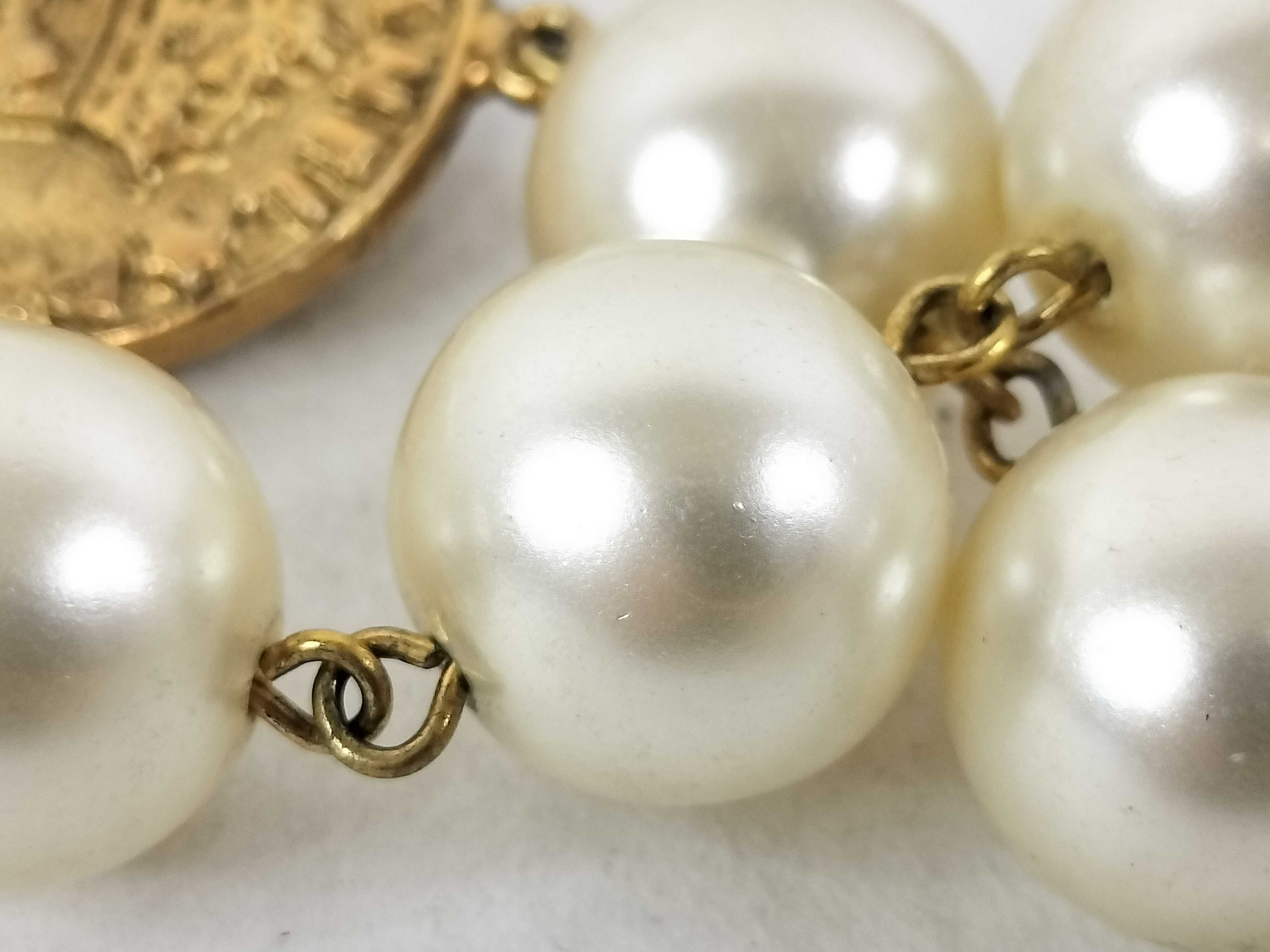 Pearl x Coin Long Necklace 2/8 Necklace — view 2