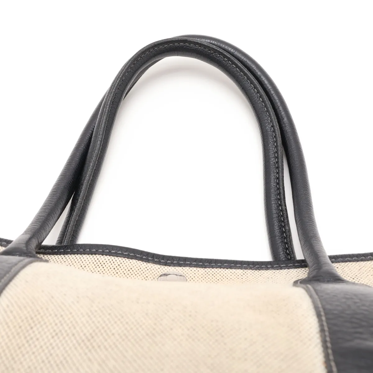 Garden Party 36 PM Toile H x Buffle Beige x Black Silver Hardware G: 2003 — view 6
