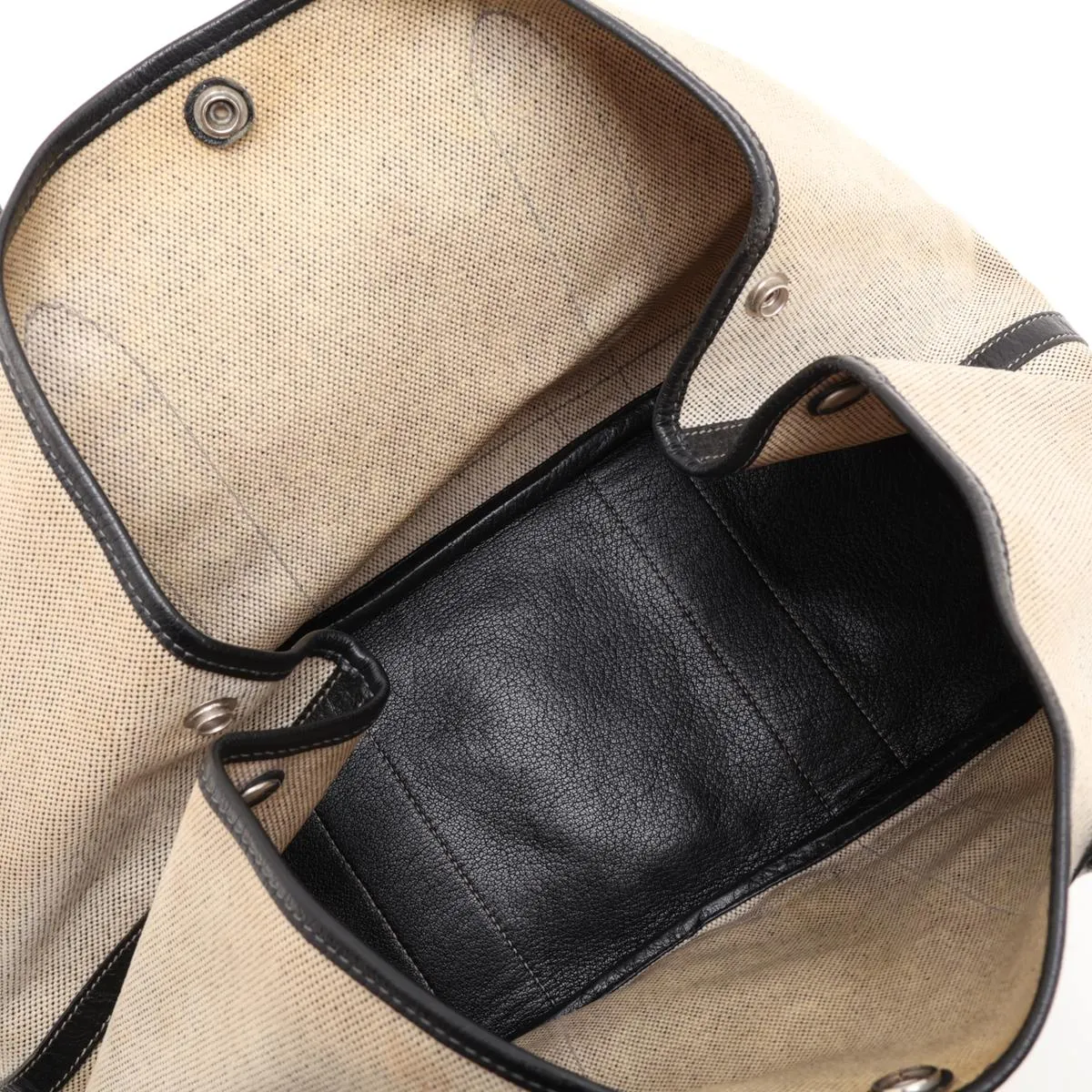 Garden Party 36 PM Toile H x Buffle Beige x Black Silver Hardware G: 2003 — view 7