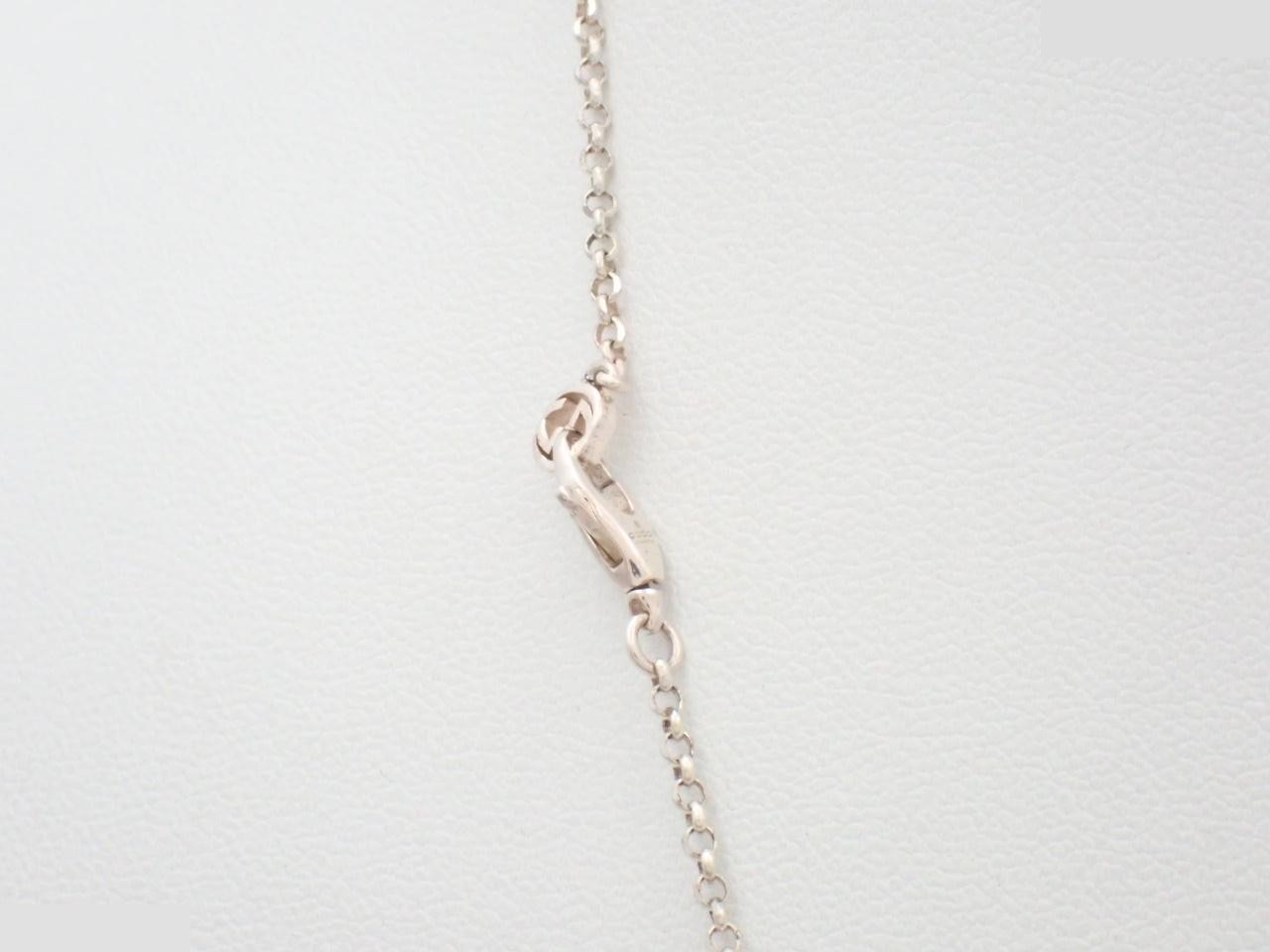 Double G Key Pendant, Sterling Silver 925 / 6.5g, Chain approx. 42cm — view 2