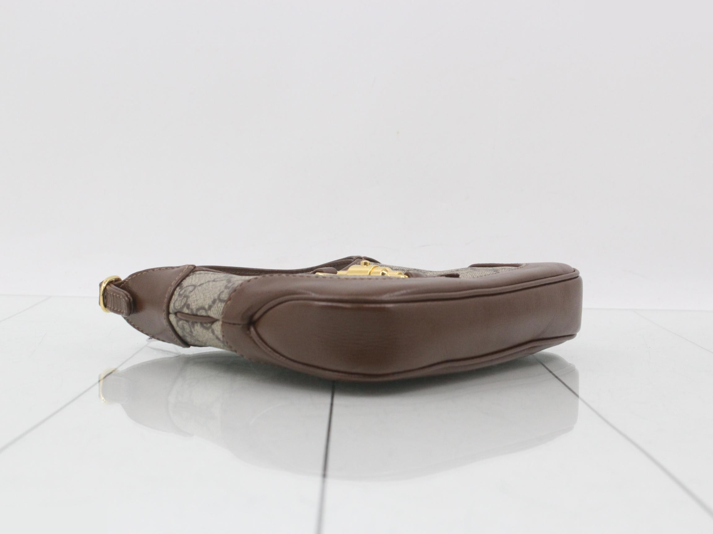 Jackie 1961 GG Supreme Leather Sherry 2-Way Handbag — view 5