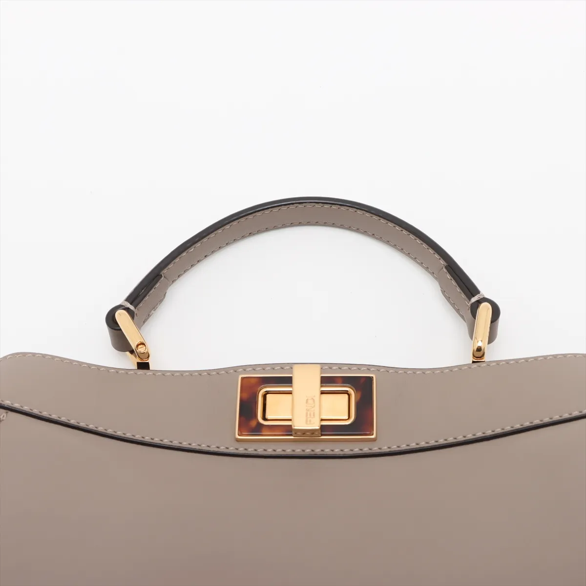 Peekaboo Ic You Small Leather 2WAY Handbag Beige 8BN327 — view 6