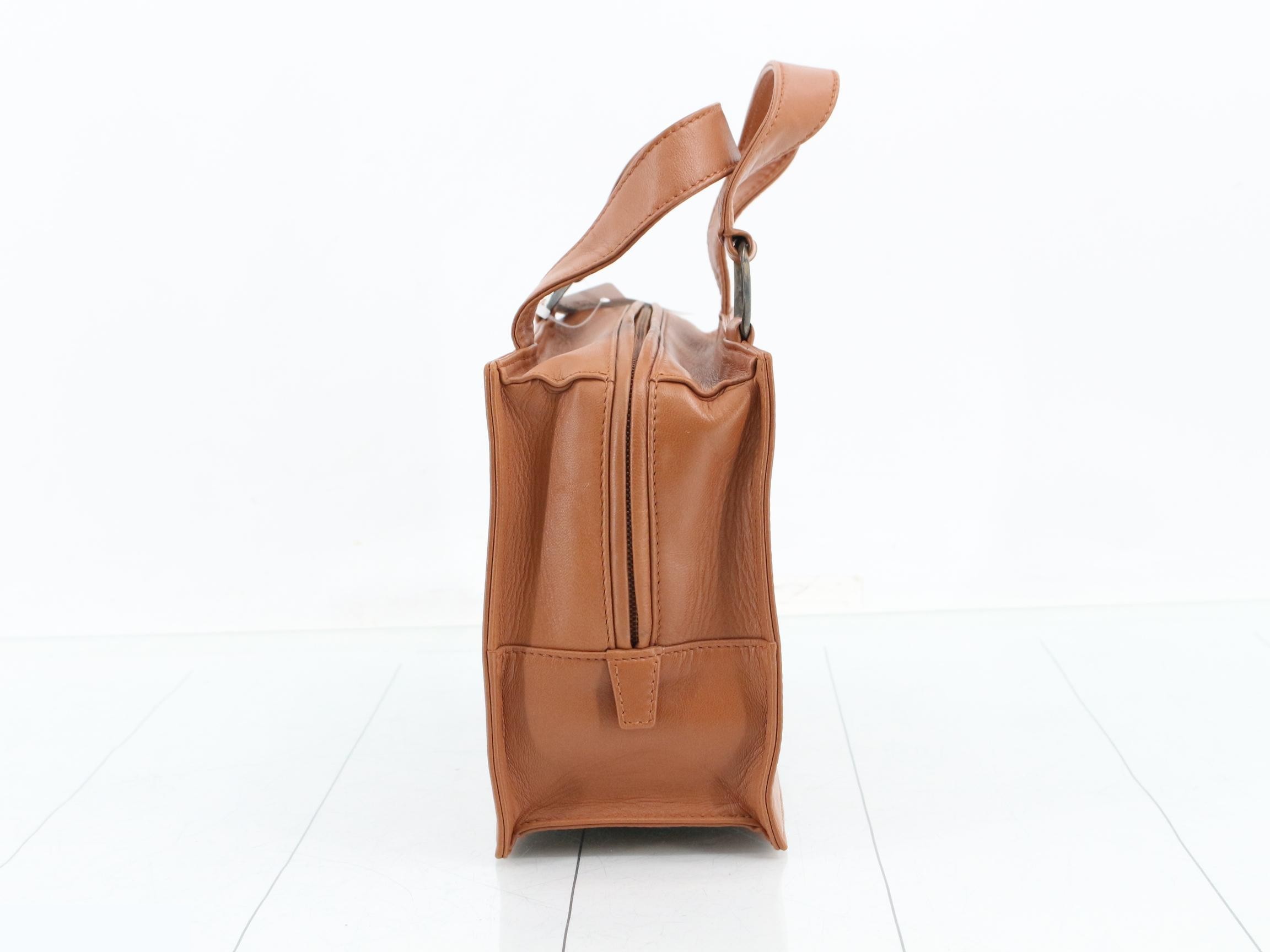 Anagram Soft Leather Square Handbag — view 3