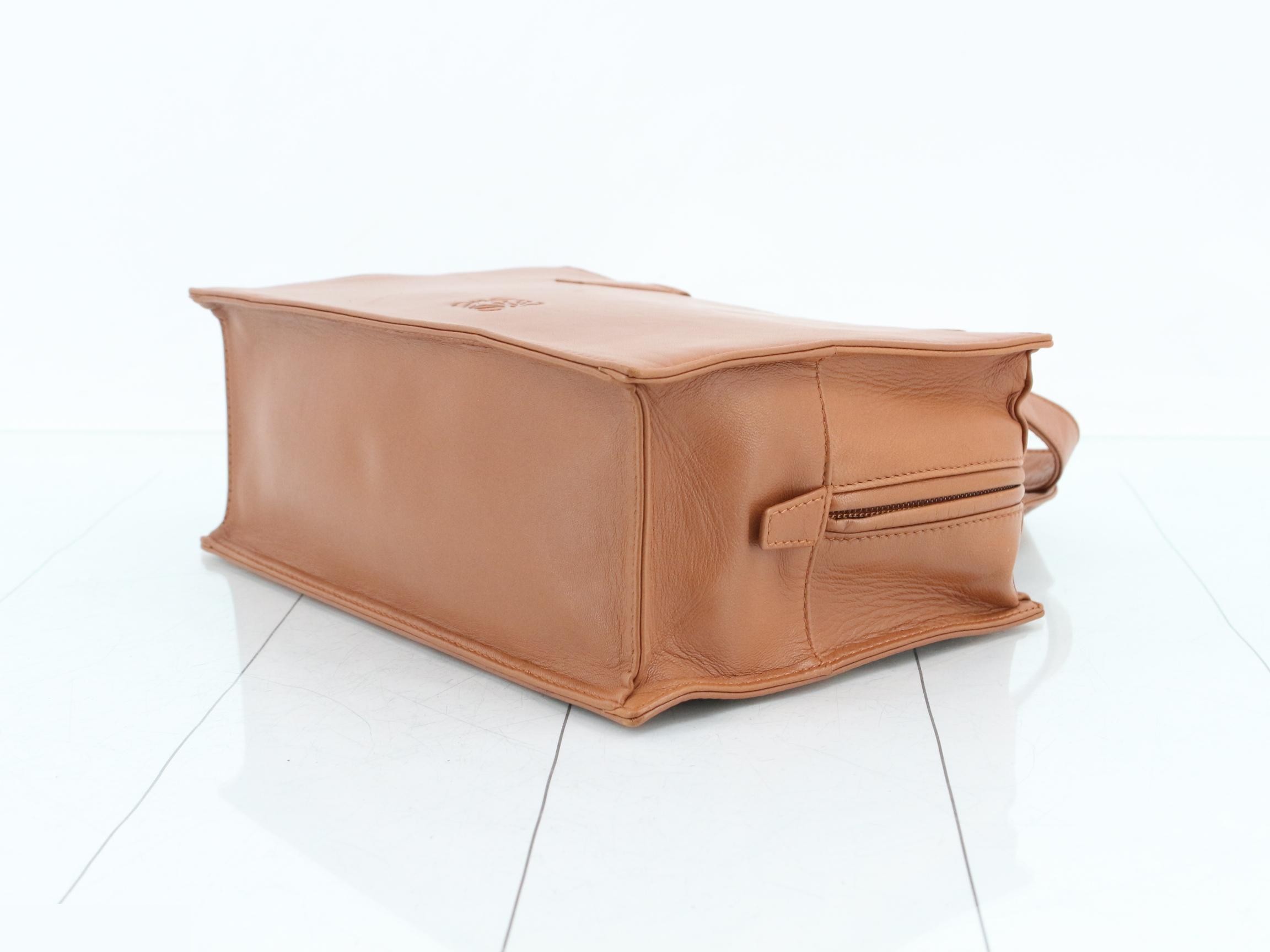 Anagram Soft Leather Square Handbag — view 6