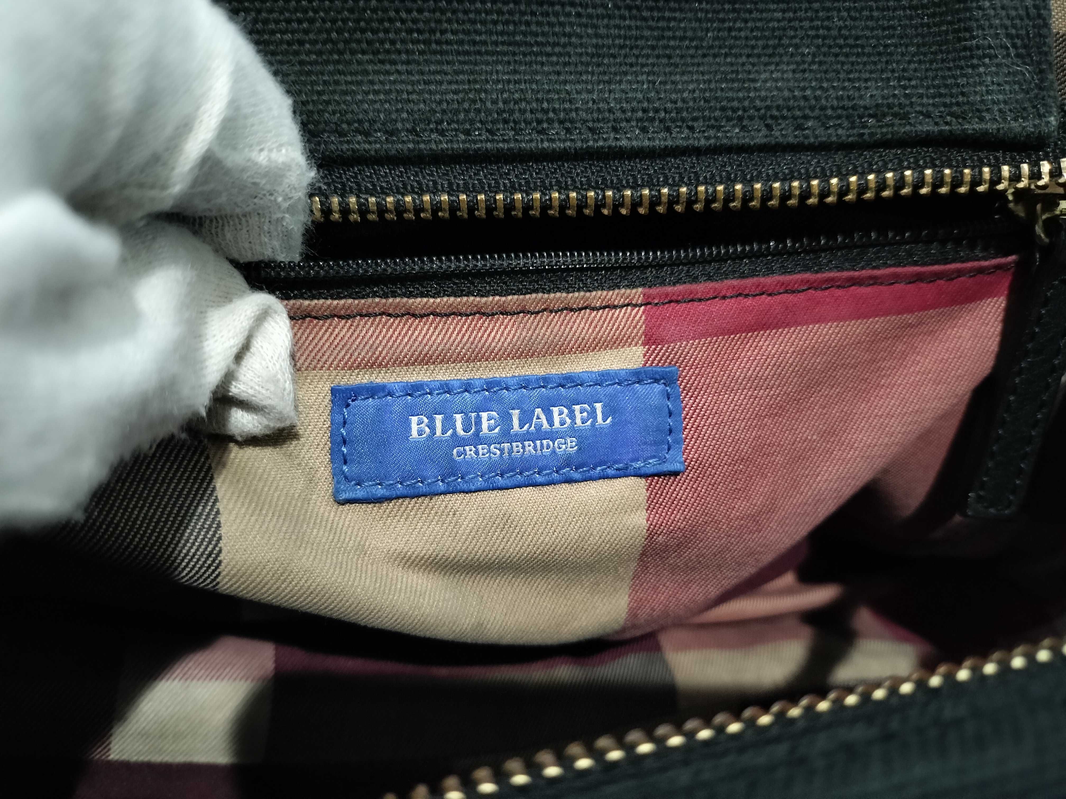 Blue Label 2-Way Handbag Denim Shoulder Bag — view 12