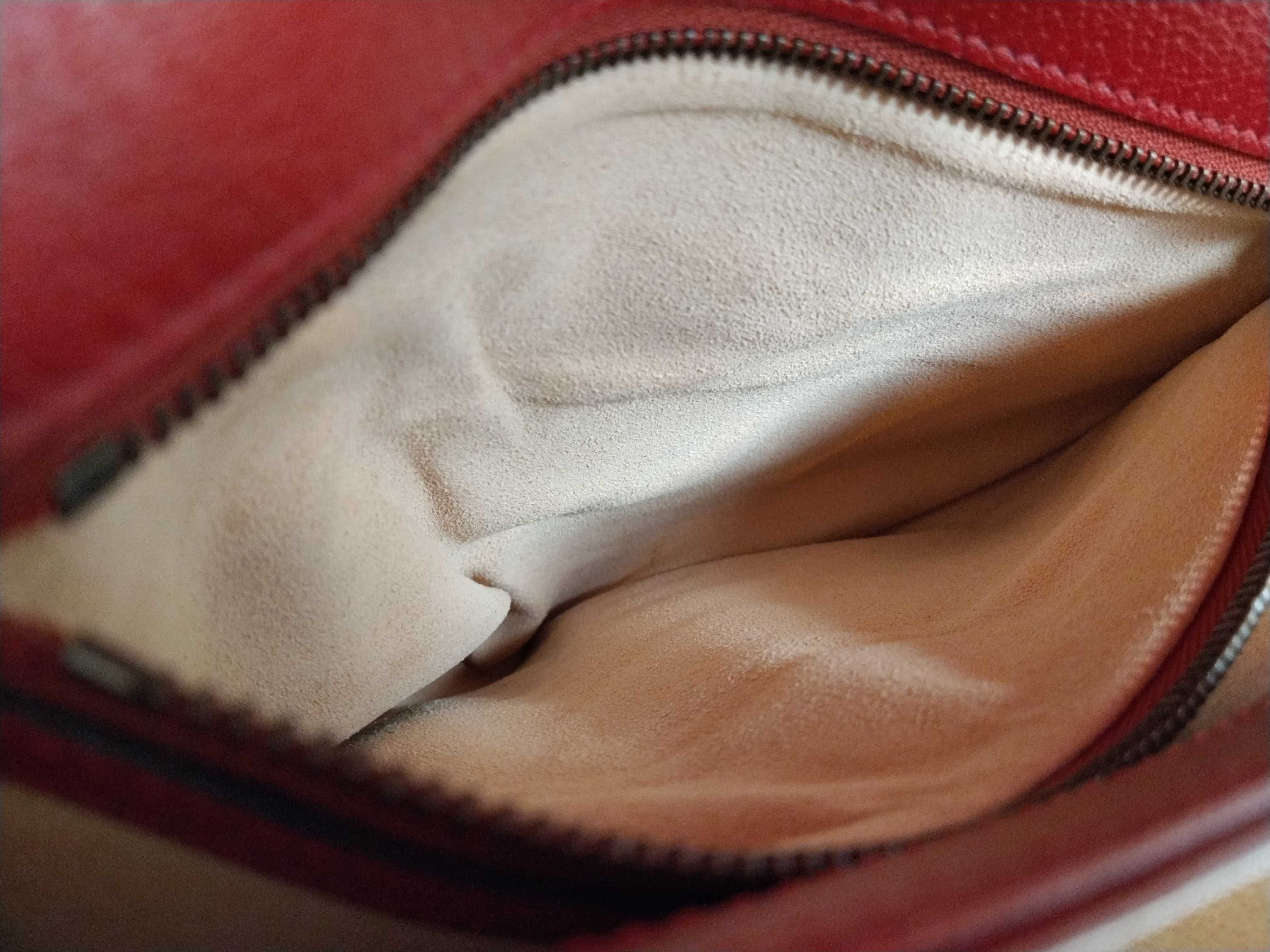 GG Supreme ID-GG Supreme Queen Margaret PVC & leather Shoulder bag Beige x red 5243 Shoulder bag — view 15