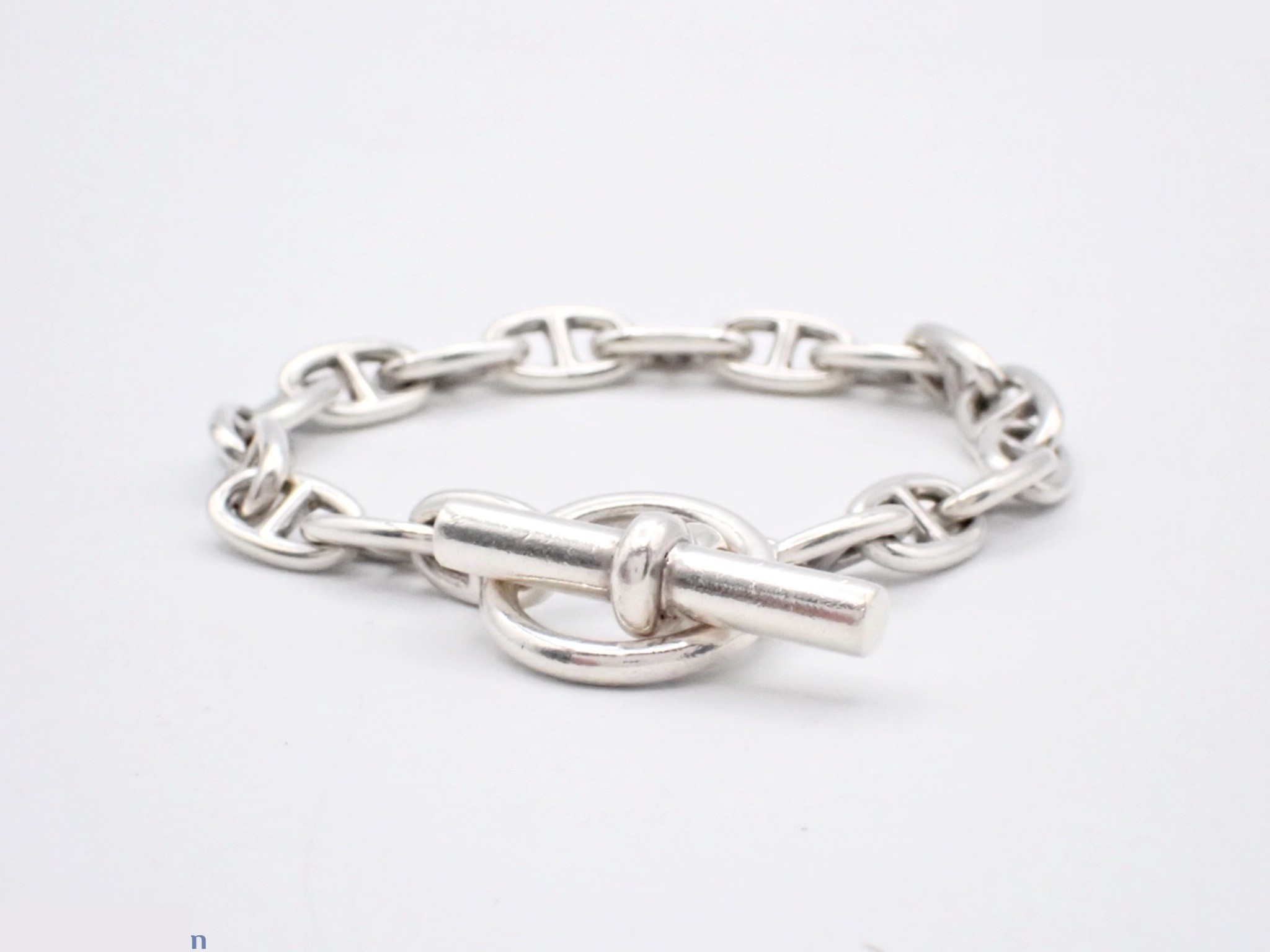 Cursive stamp Chaine d'Ancre PM 18 frames 925/31.5g
