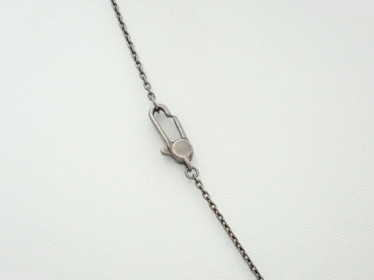 Ruthenium cross necklace, Ag925/11.0g — view 2