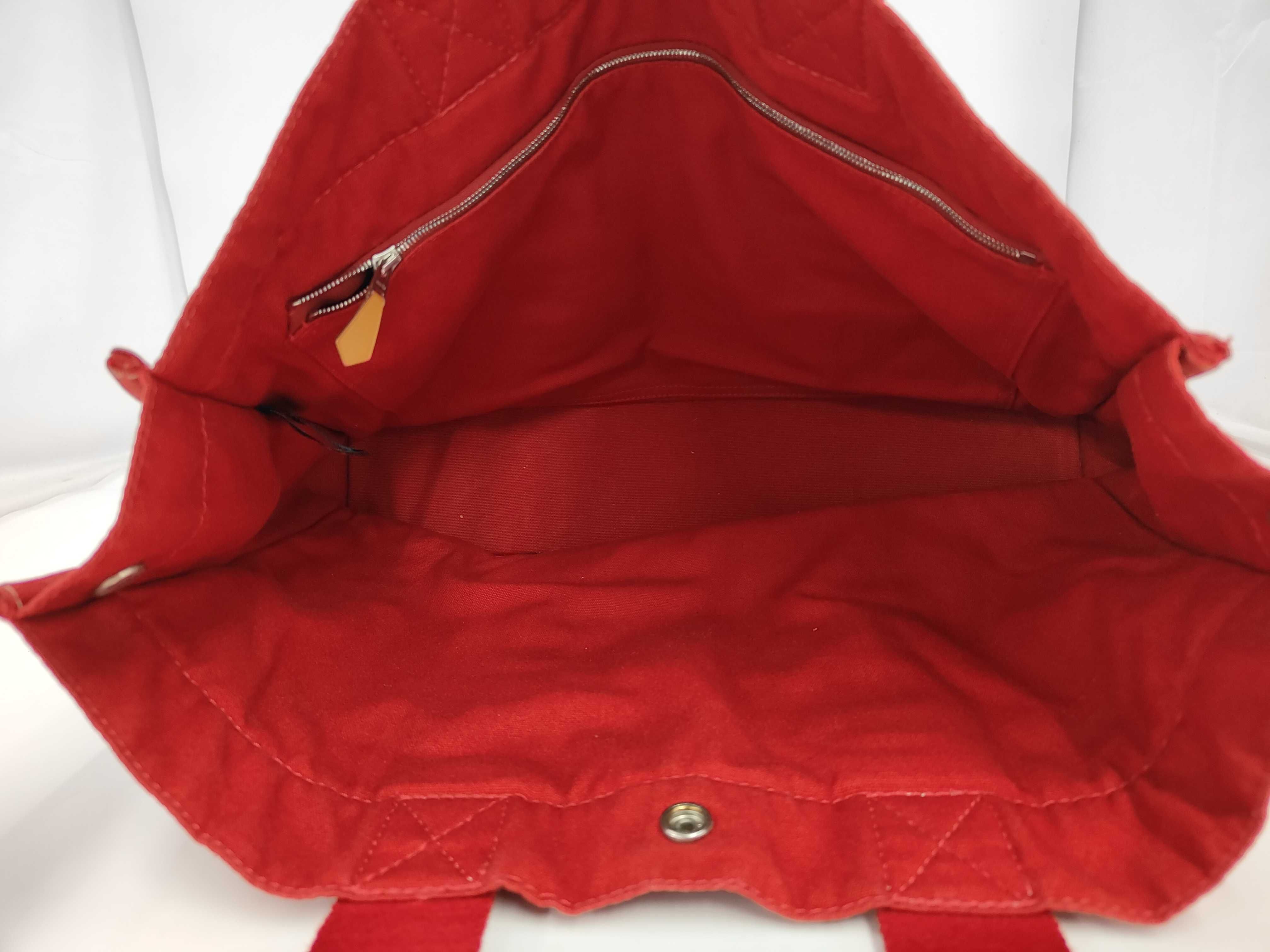 Fourre-Tout MM Tote Bag, Canvas, Red Tote Bag — view 8