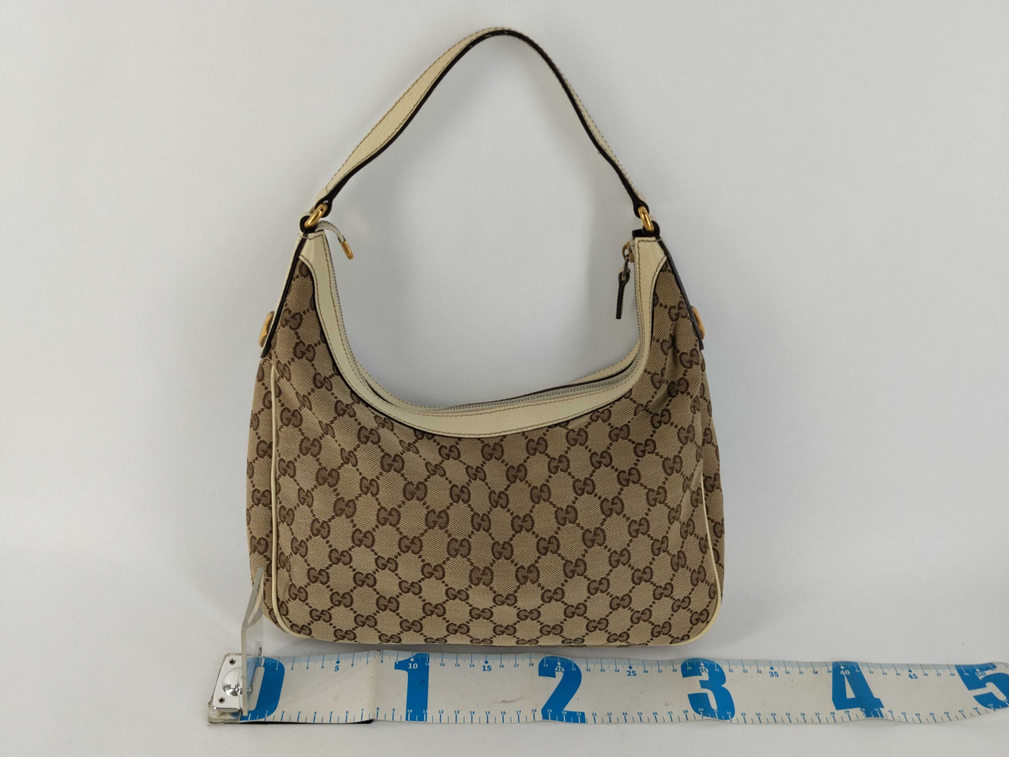 GG Canvas One-Shoulder Bag, Beige — view 2