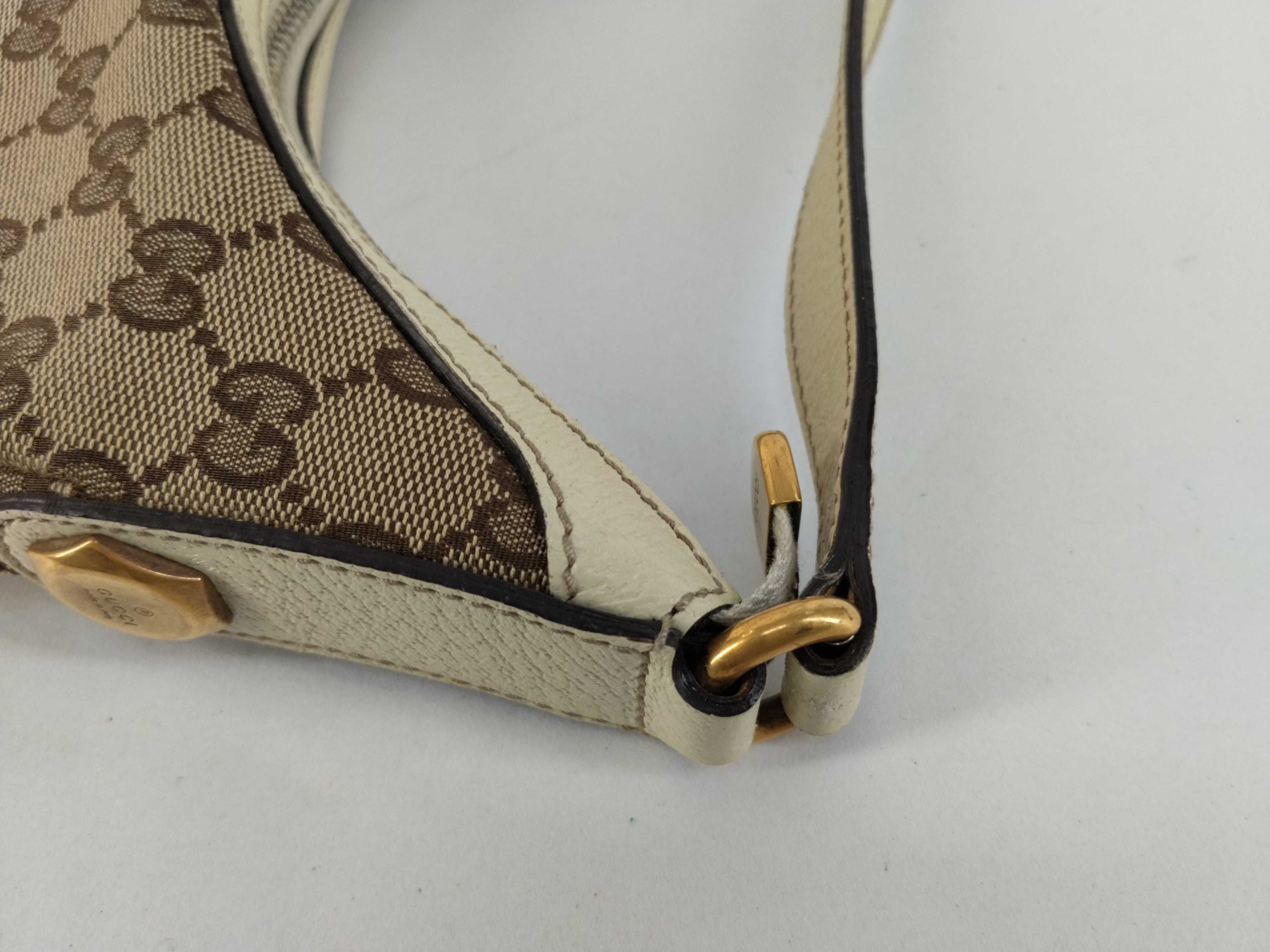 GG Canvas One-Shoulder Bag, Beige — view 5