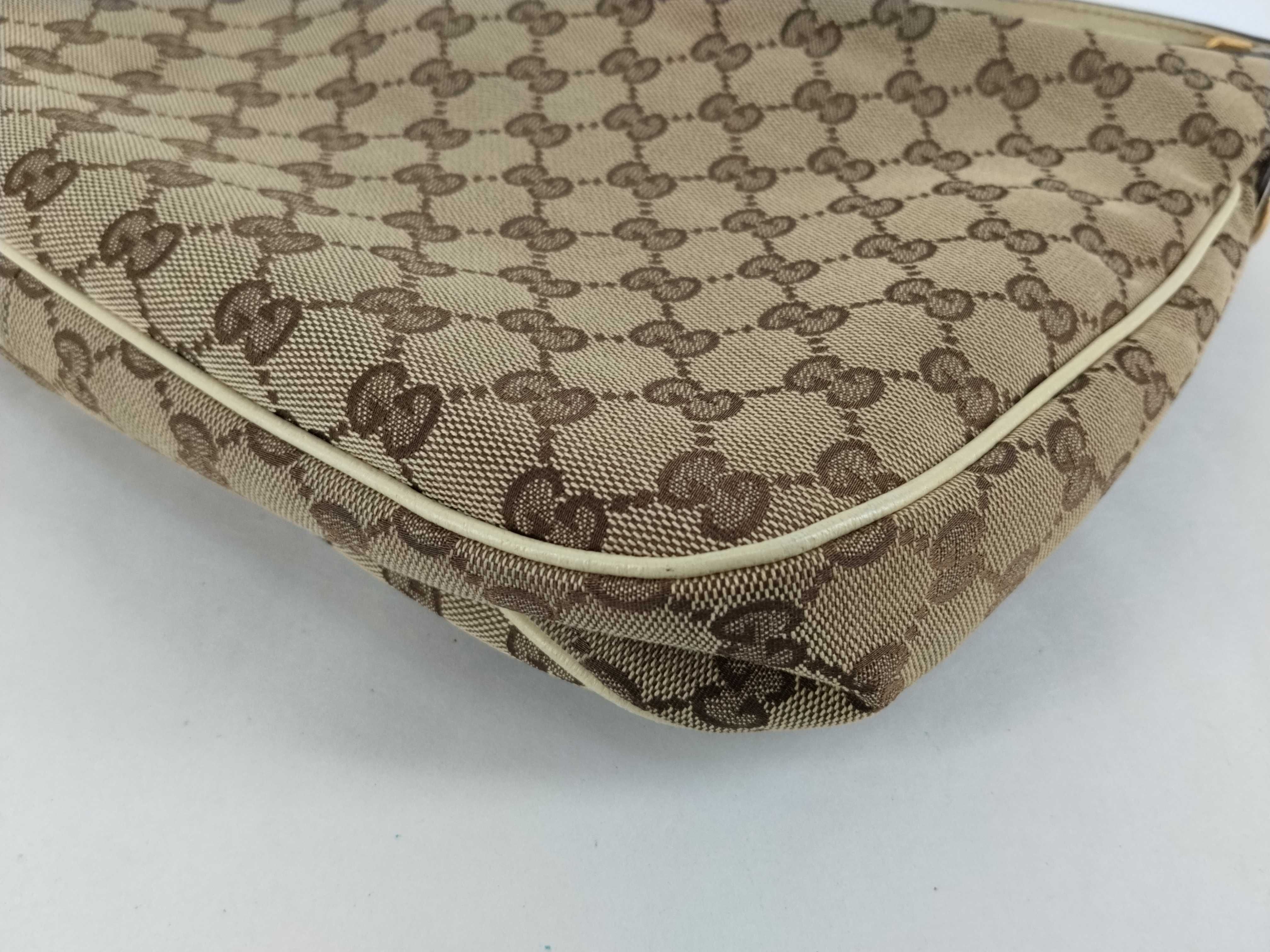 GG Canvas One-Shoulder Bag, Beige — view 6
