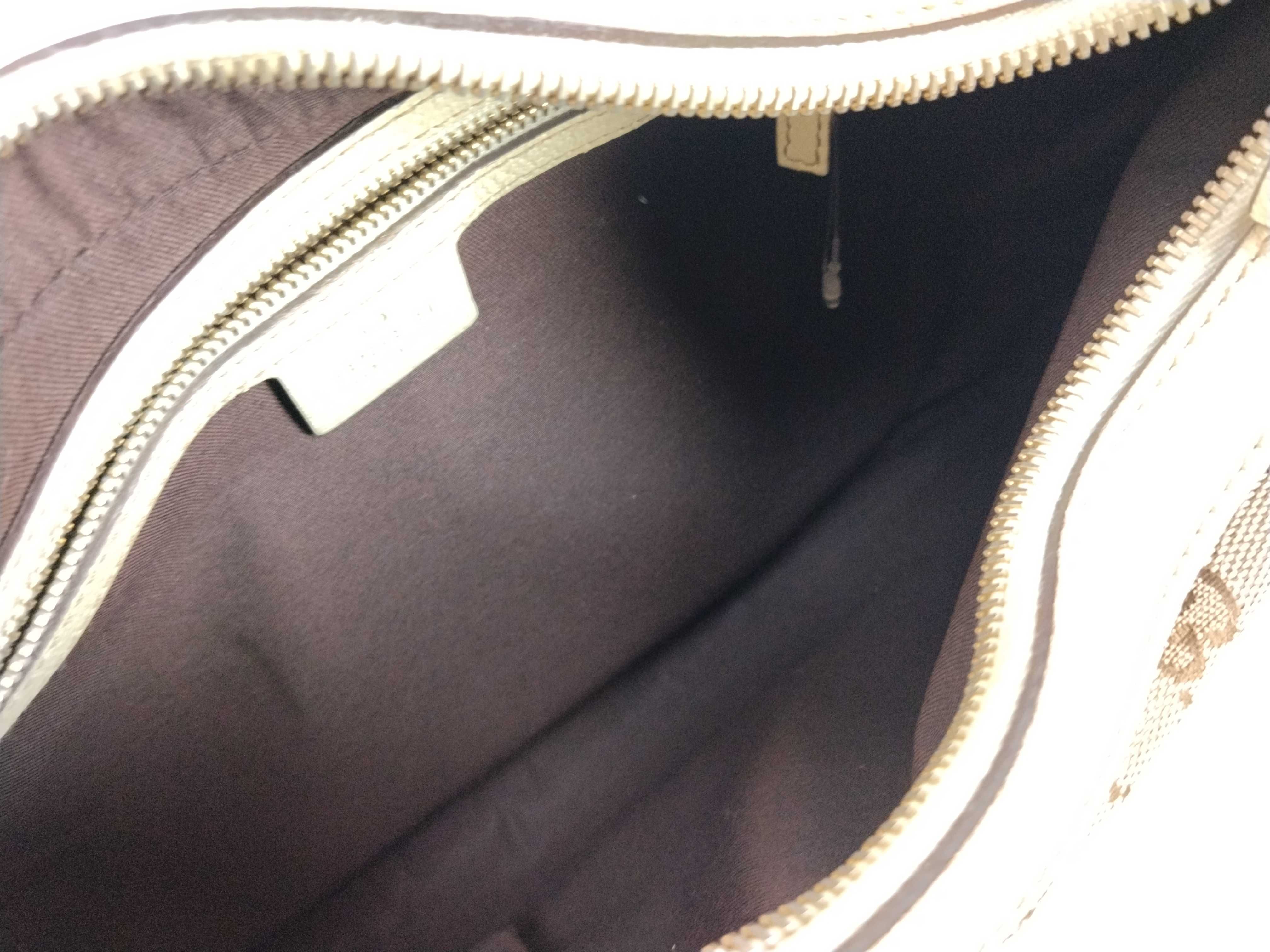 GG Canvas One-Shoulder Bag, Beige — view 10