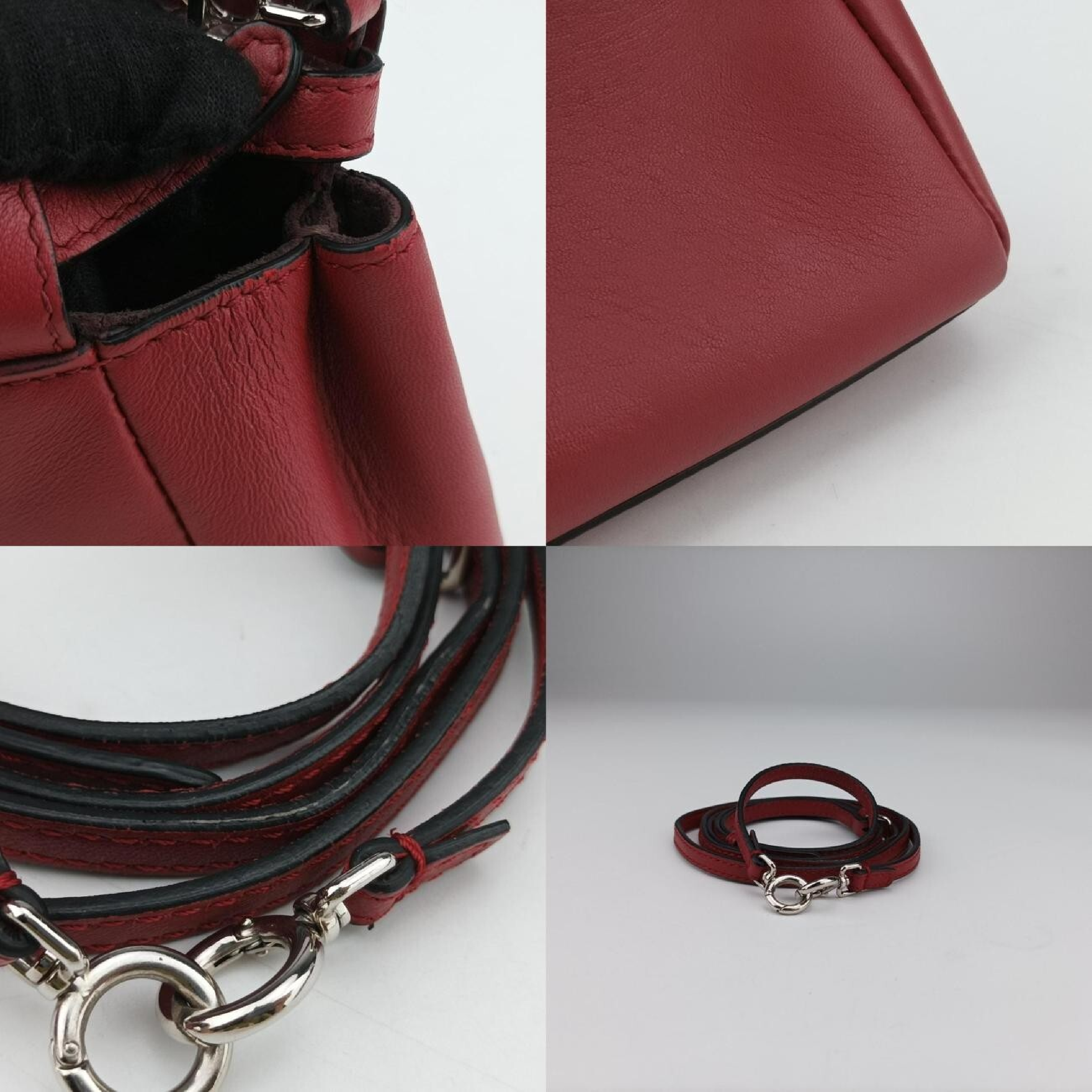 Micro Peekaboo Red x Multi Lambskin Shoulder Bag 8M0355 8M0355-87M-169-3355 — view 11