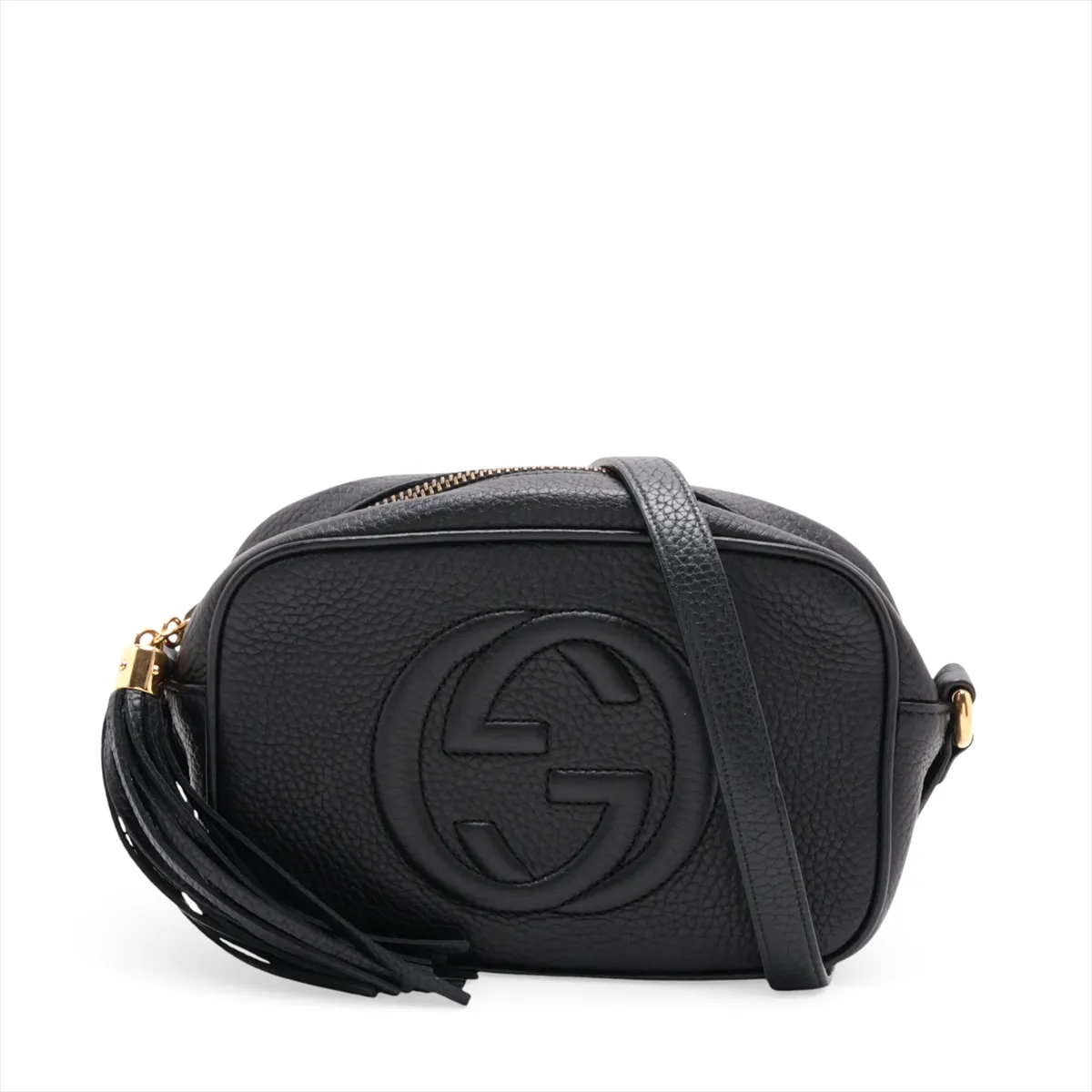 Soho 347994 Leather Shoulder Bag, Black