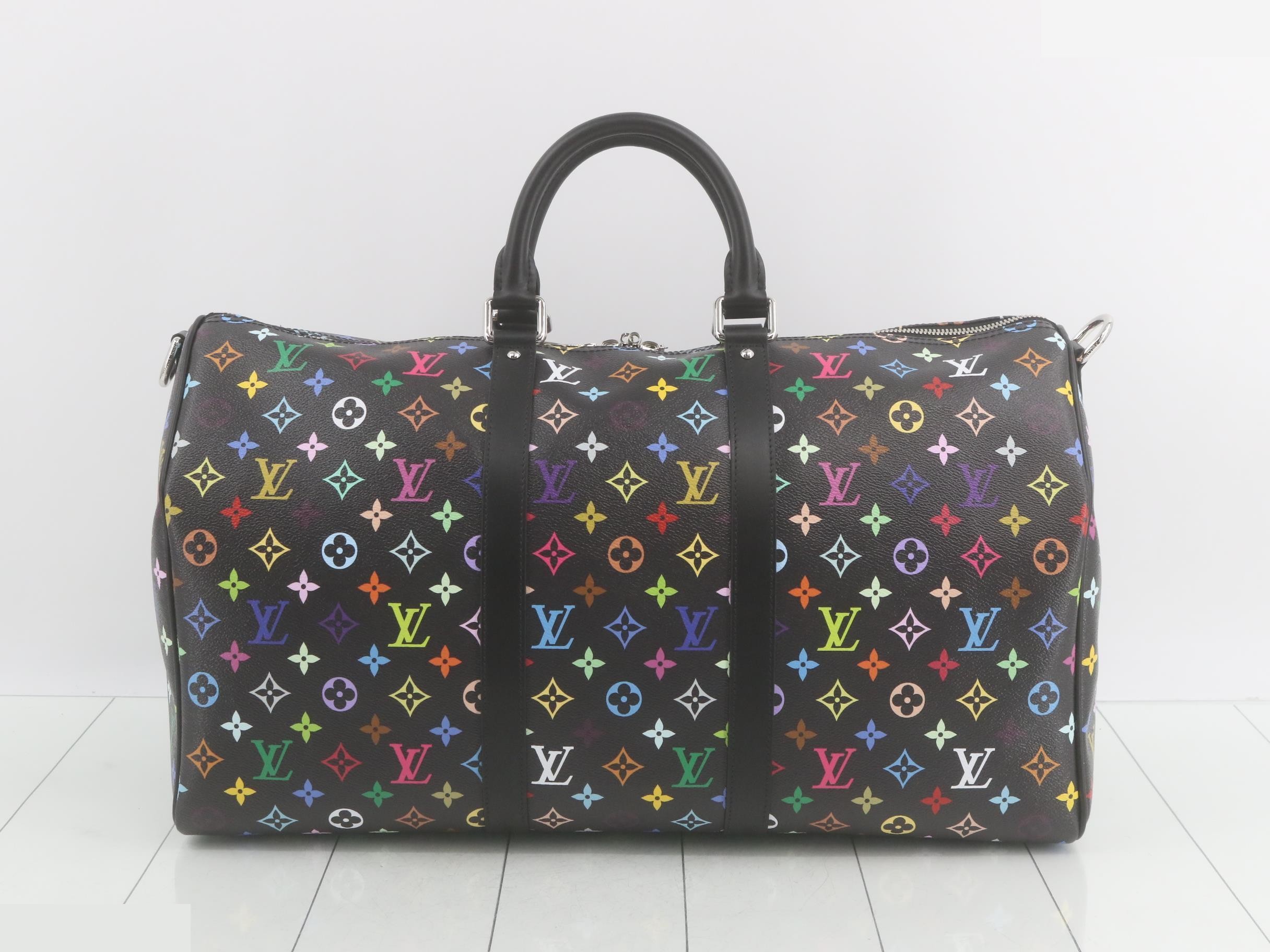 Takashi Murakami LV x TM Keepall Bandoulière 50 Unused — view 2