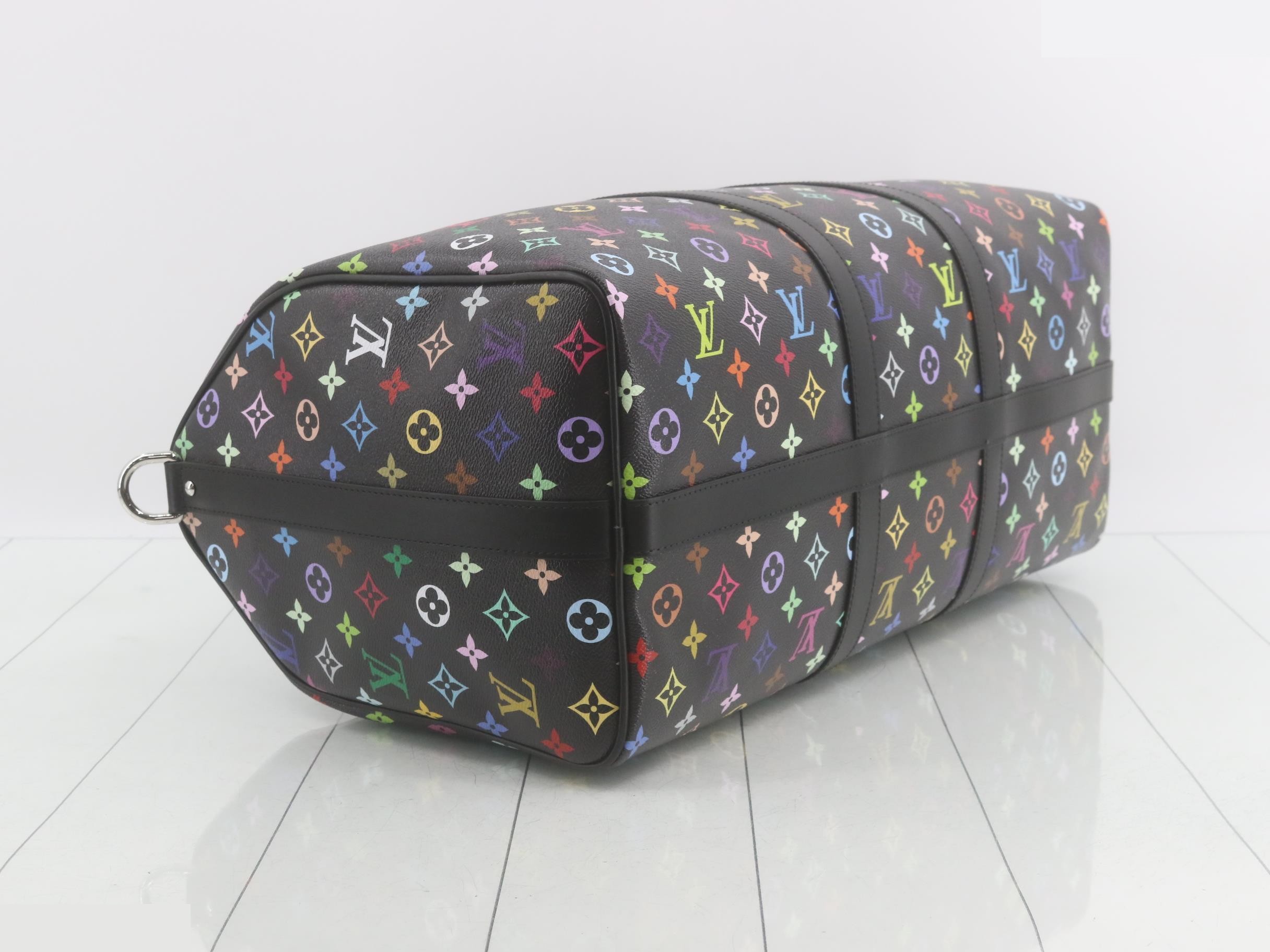 Takashi Murakami LV x TM Keepall Bandoulière 50 Unused — view 5