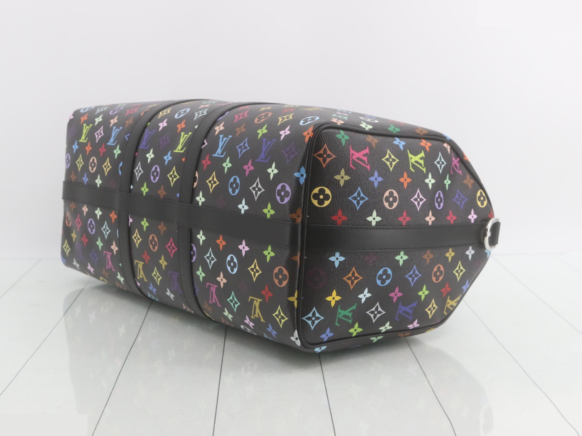 Takashi Murakami LV x TM Keepall Bandoulière 50 Unused — view 6