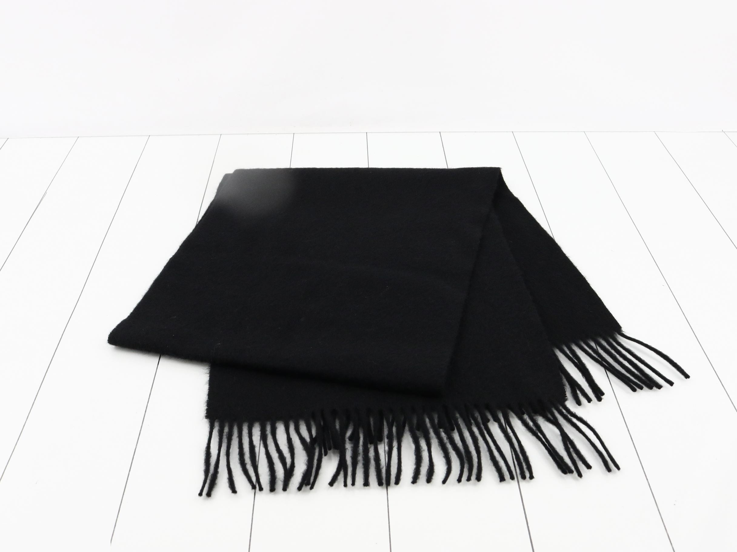 scarf, 100% cashmere, black. — view 3