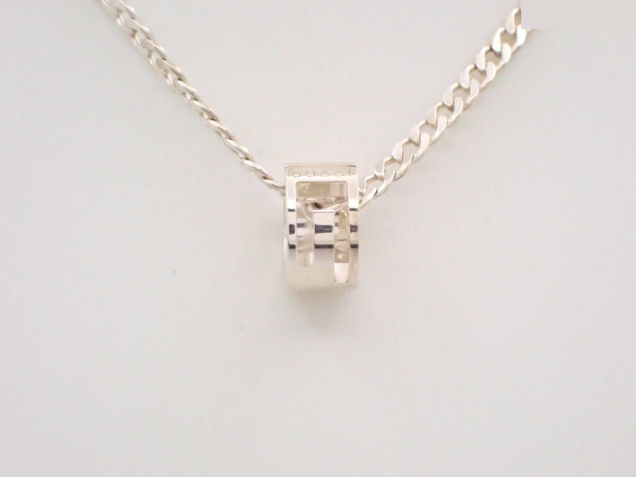 Silver necklace, chain approximately 42cm, Ag925/17.1g