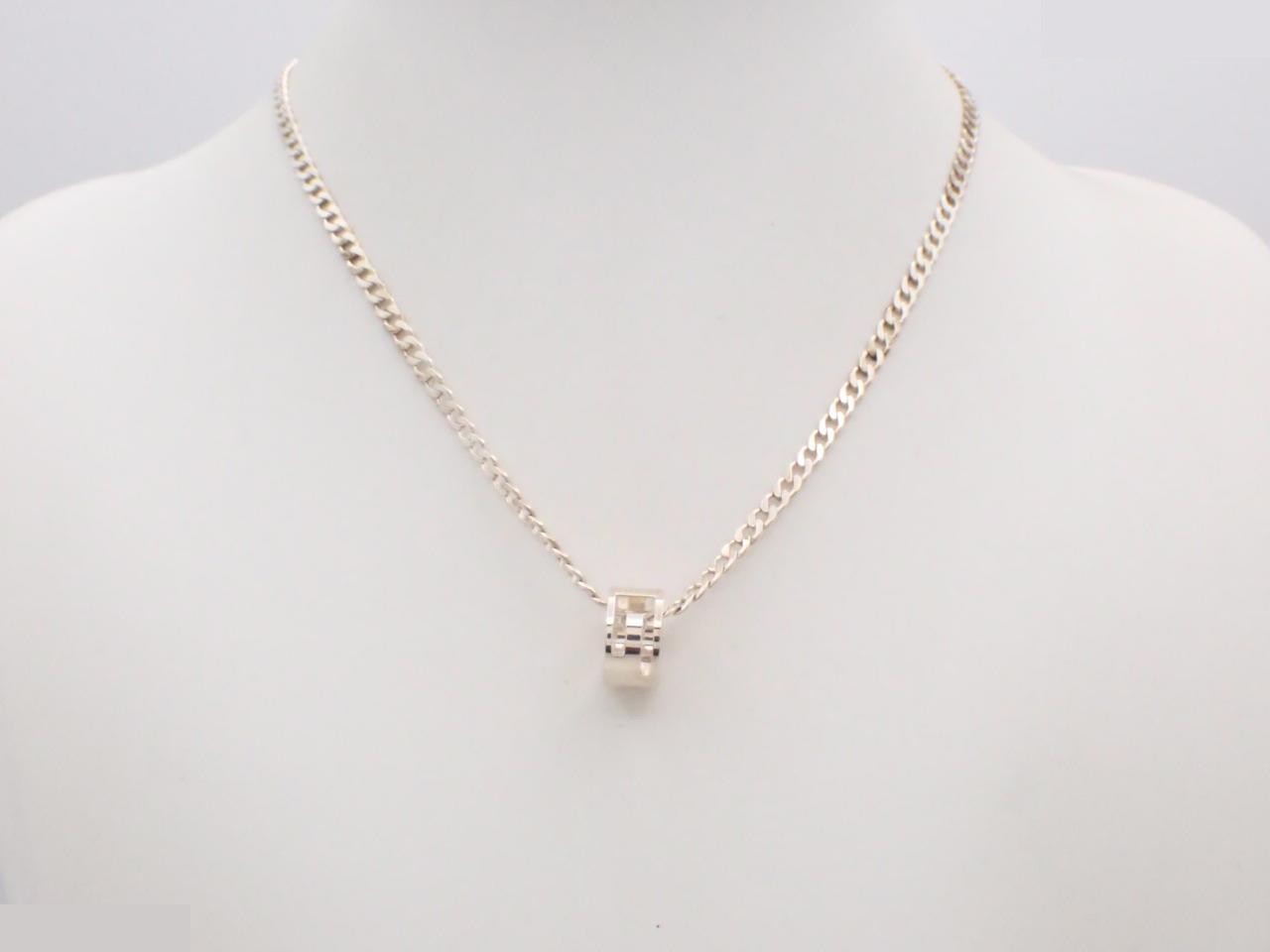 Silver necklace, chain approximately 42cm, Ag925/17.1g — view 3