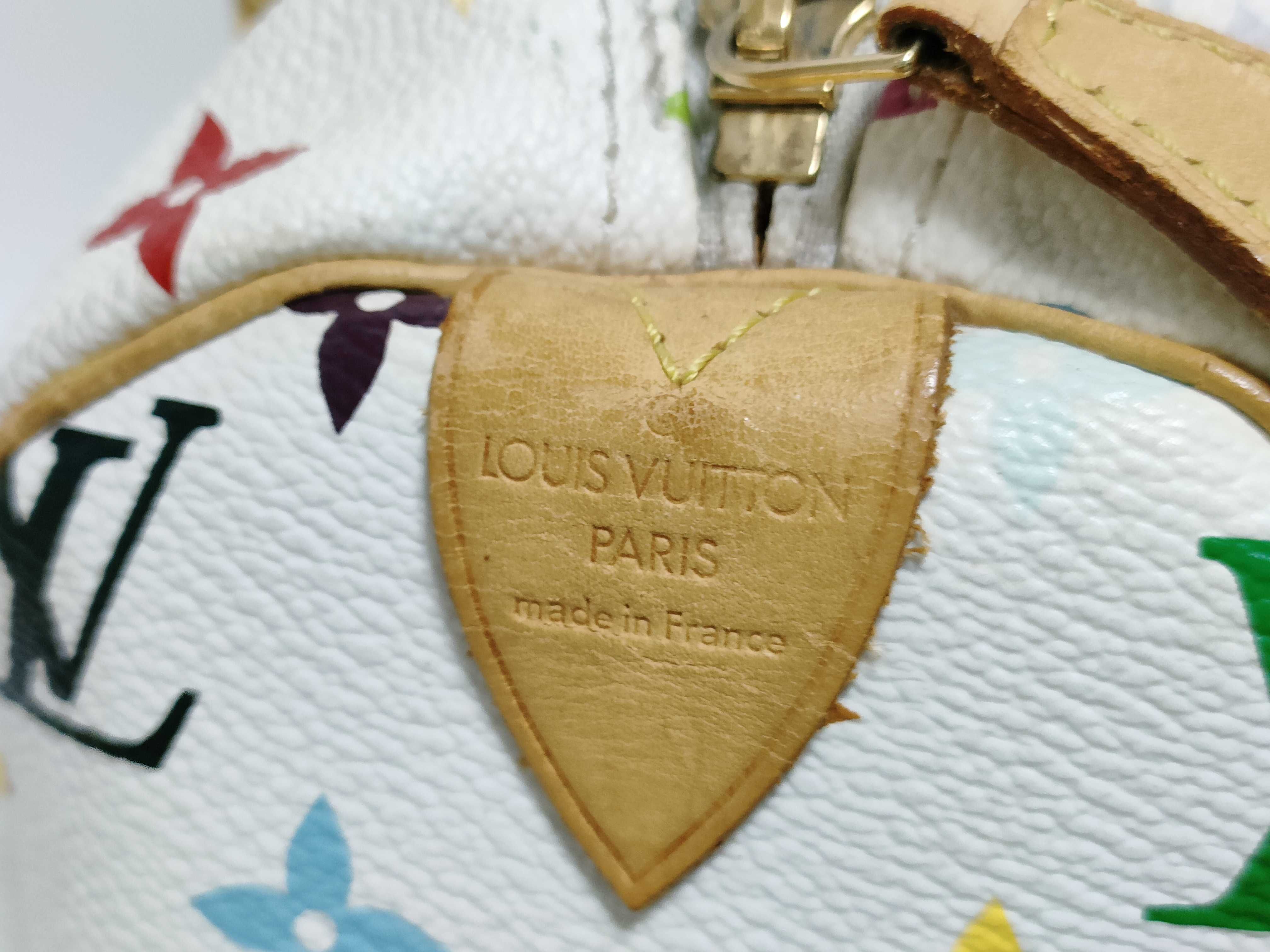 Monogram Multicolor KR - White Speedy 30 Handbag — view 13