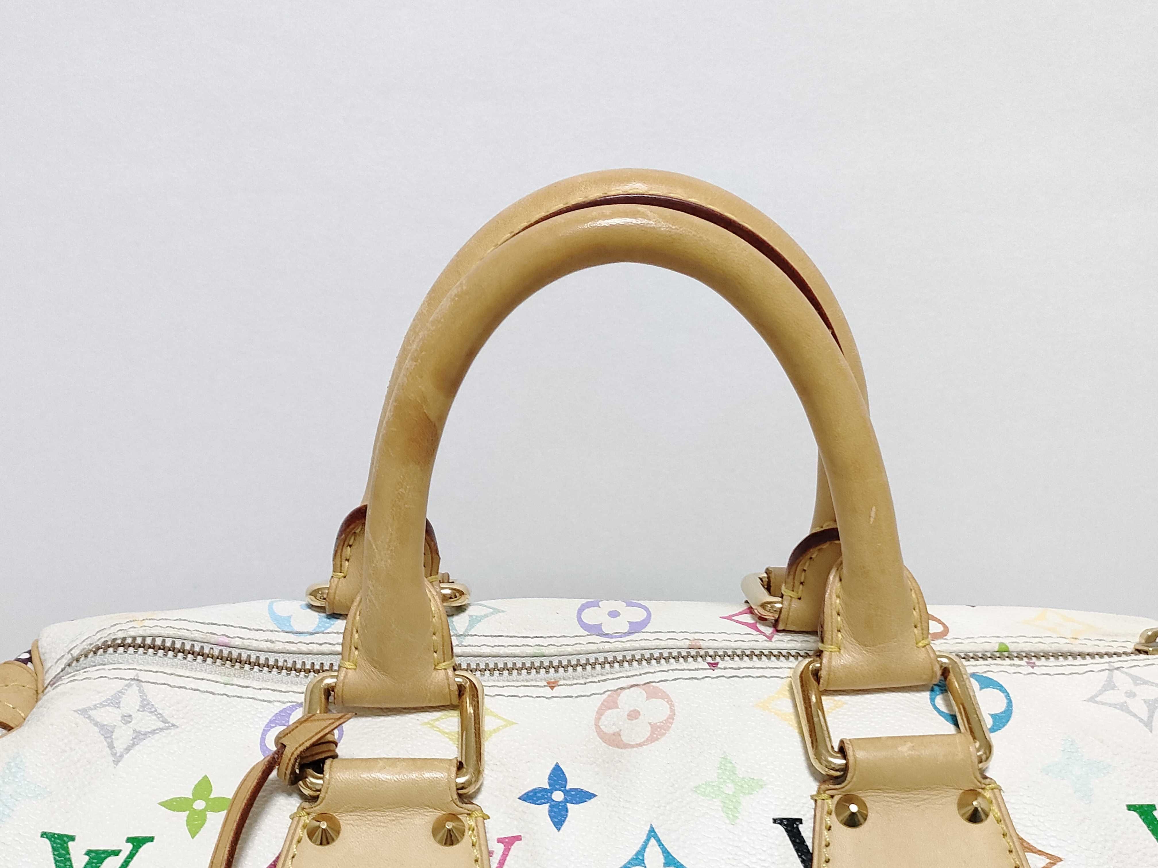 Monogram Multicolor KR - White Speedy 30 Handbag — view 3
