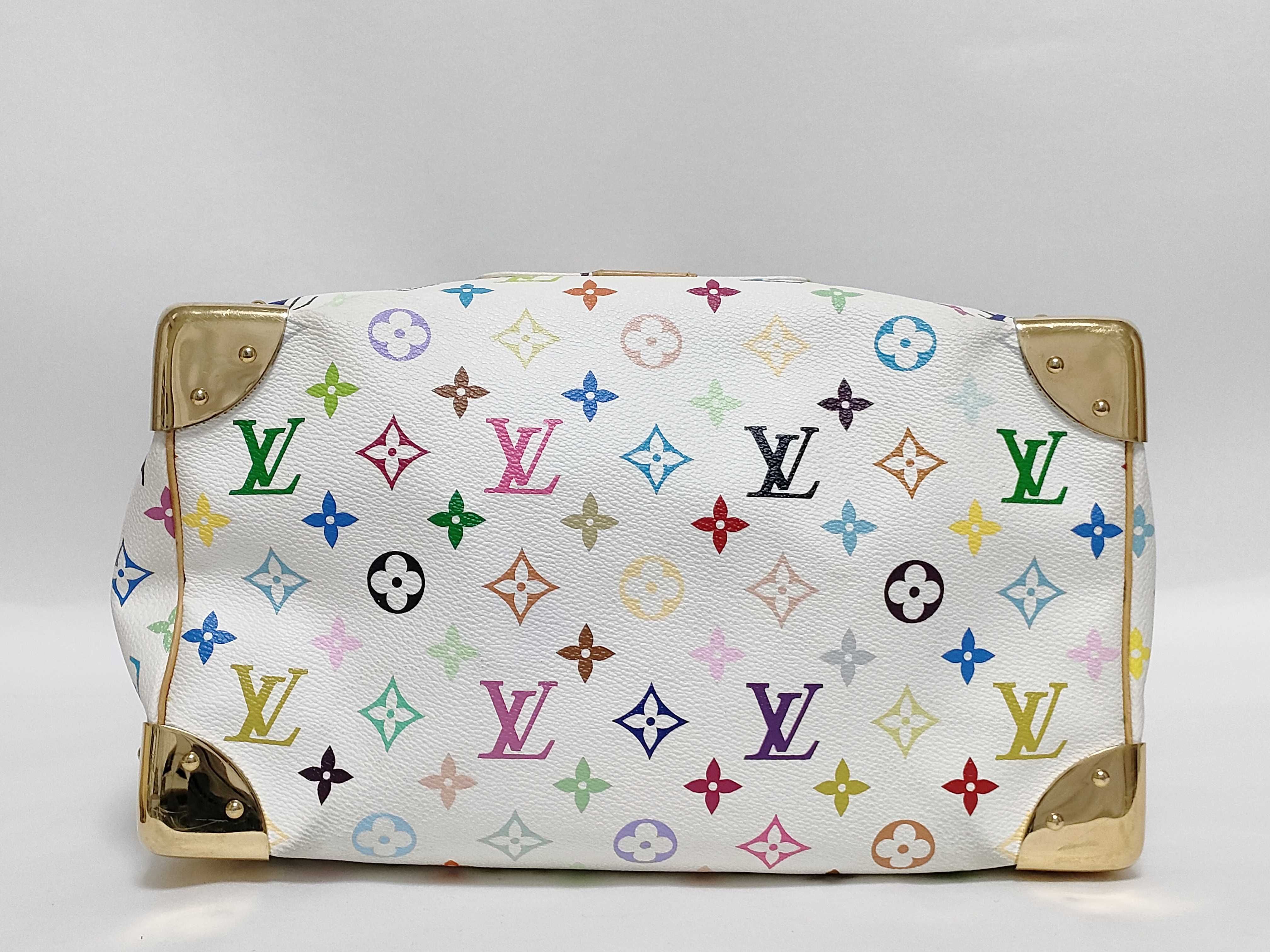 Monogram Multicolor KR - White Speedy 30 Handbag — view 8