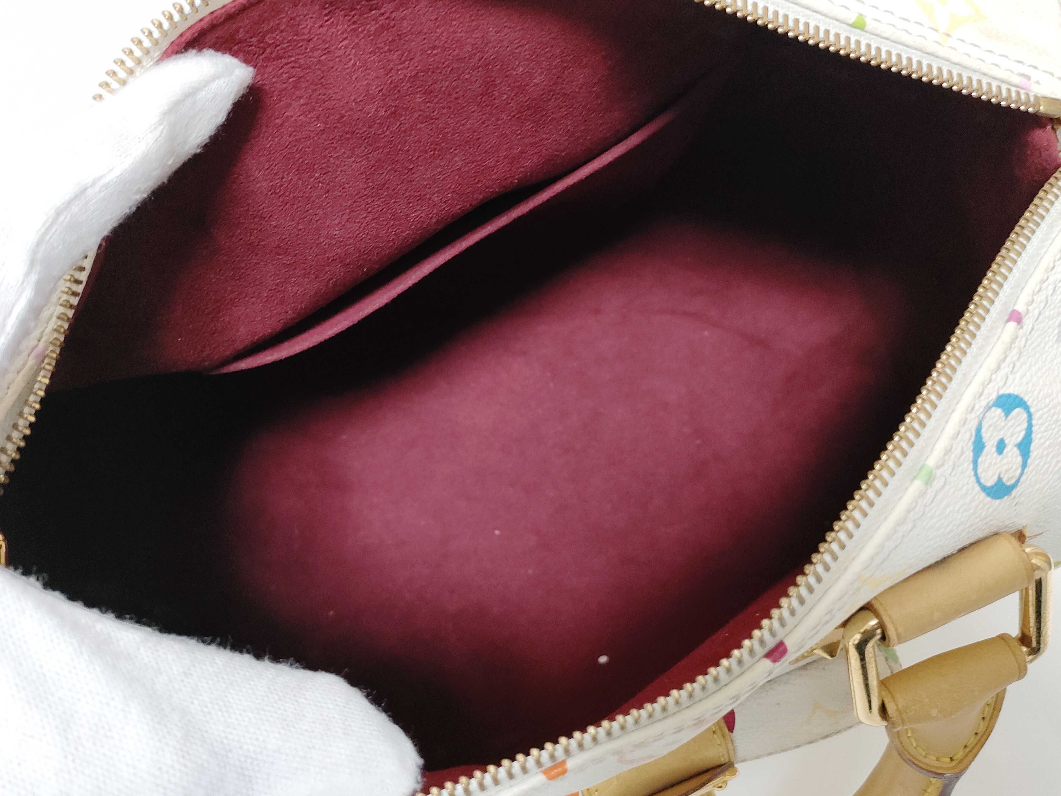 Monogram Multicolor KR - White Speedy 30 Handbag — view 10
