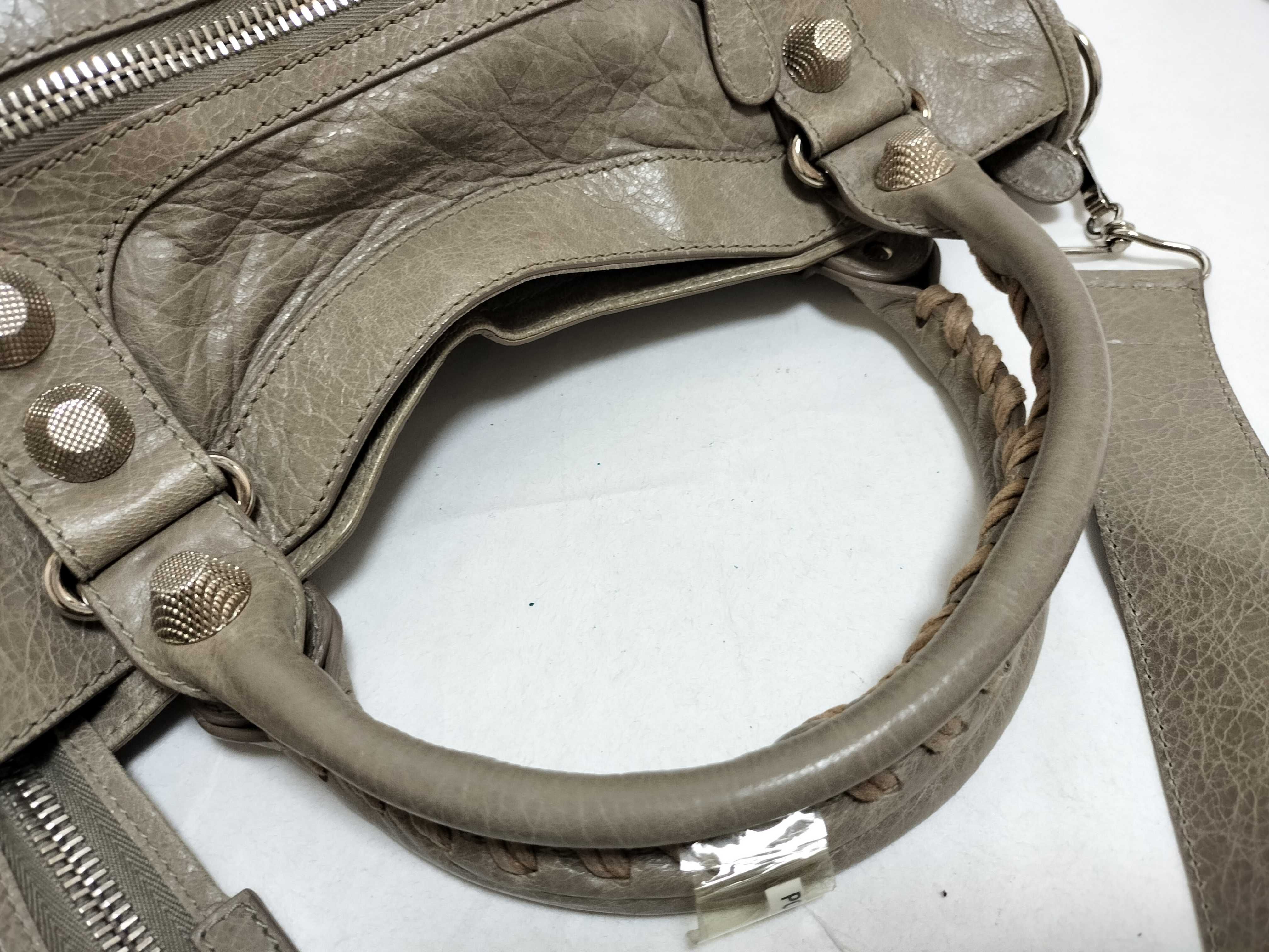 The Giant City PH - Giant Gray Leather City Handbag 37.5cm Handbag — view 3