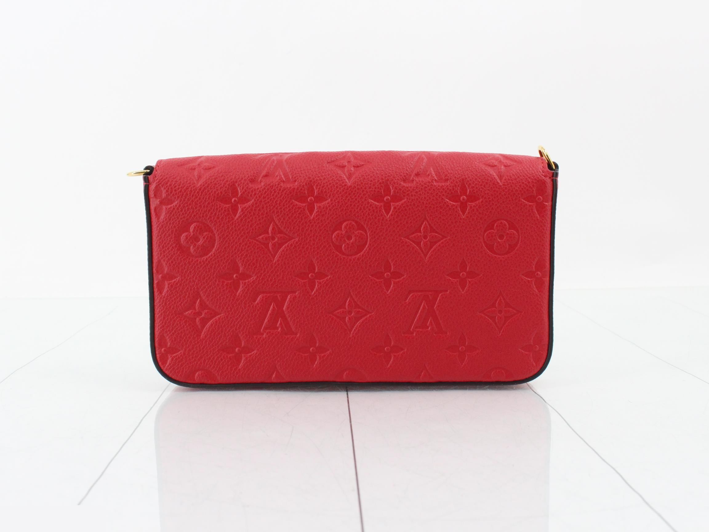 Pochette Felicie, stored item, red — view 2