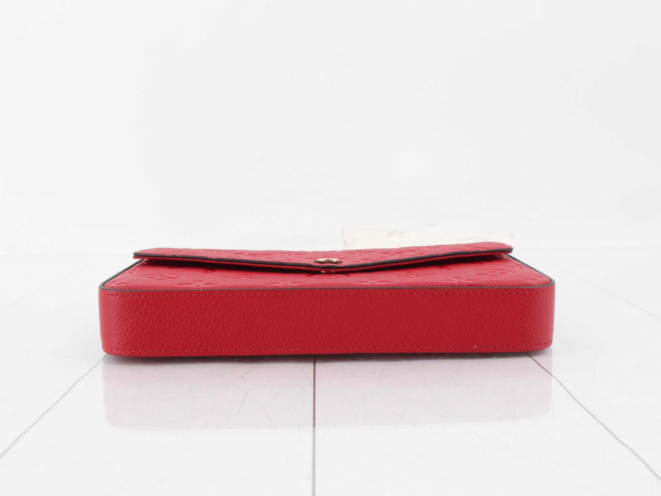 Pochette Felicie, stored item, red — view 3
