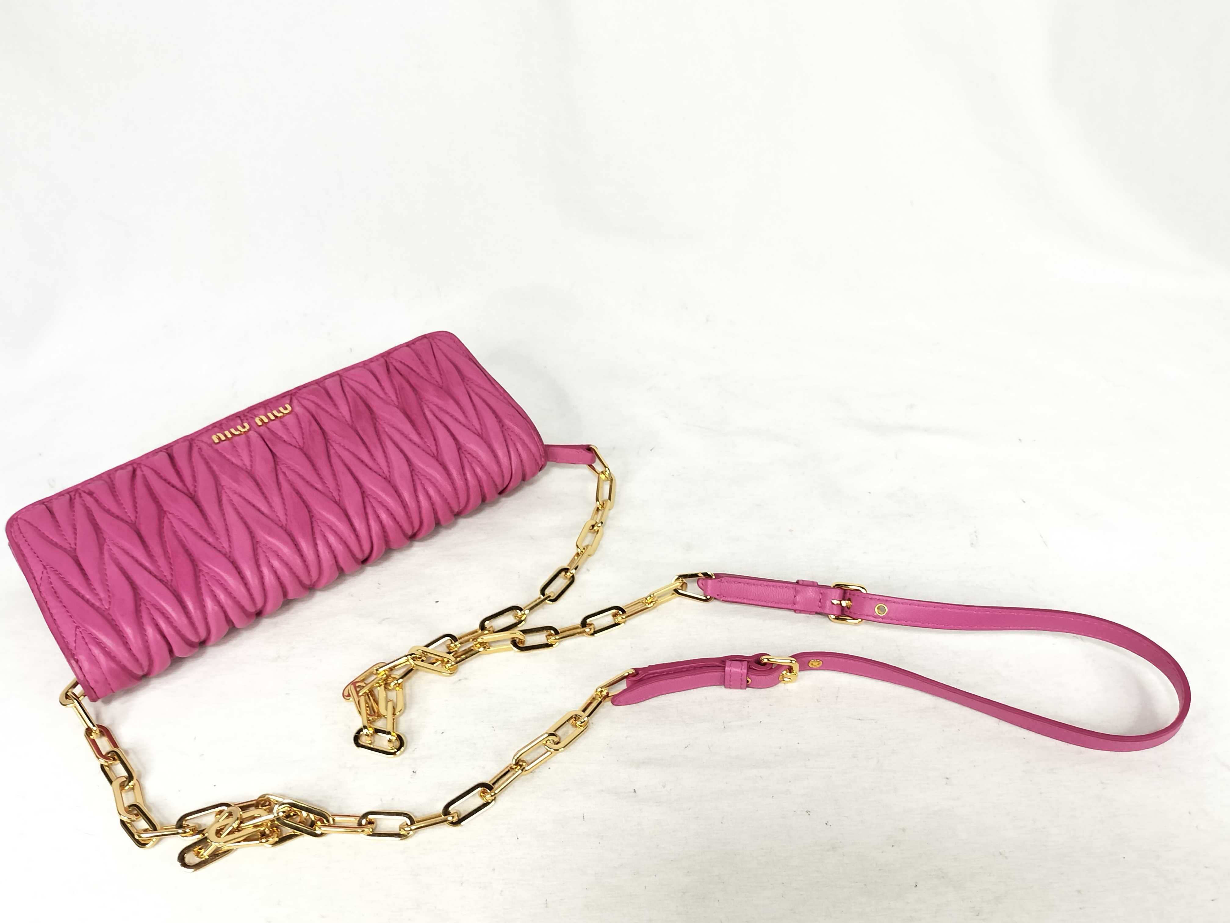Shoulder Bag / Chain Wallet / 5M1290 / Matelassé Leather — view 3