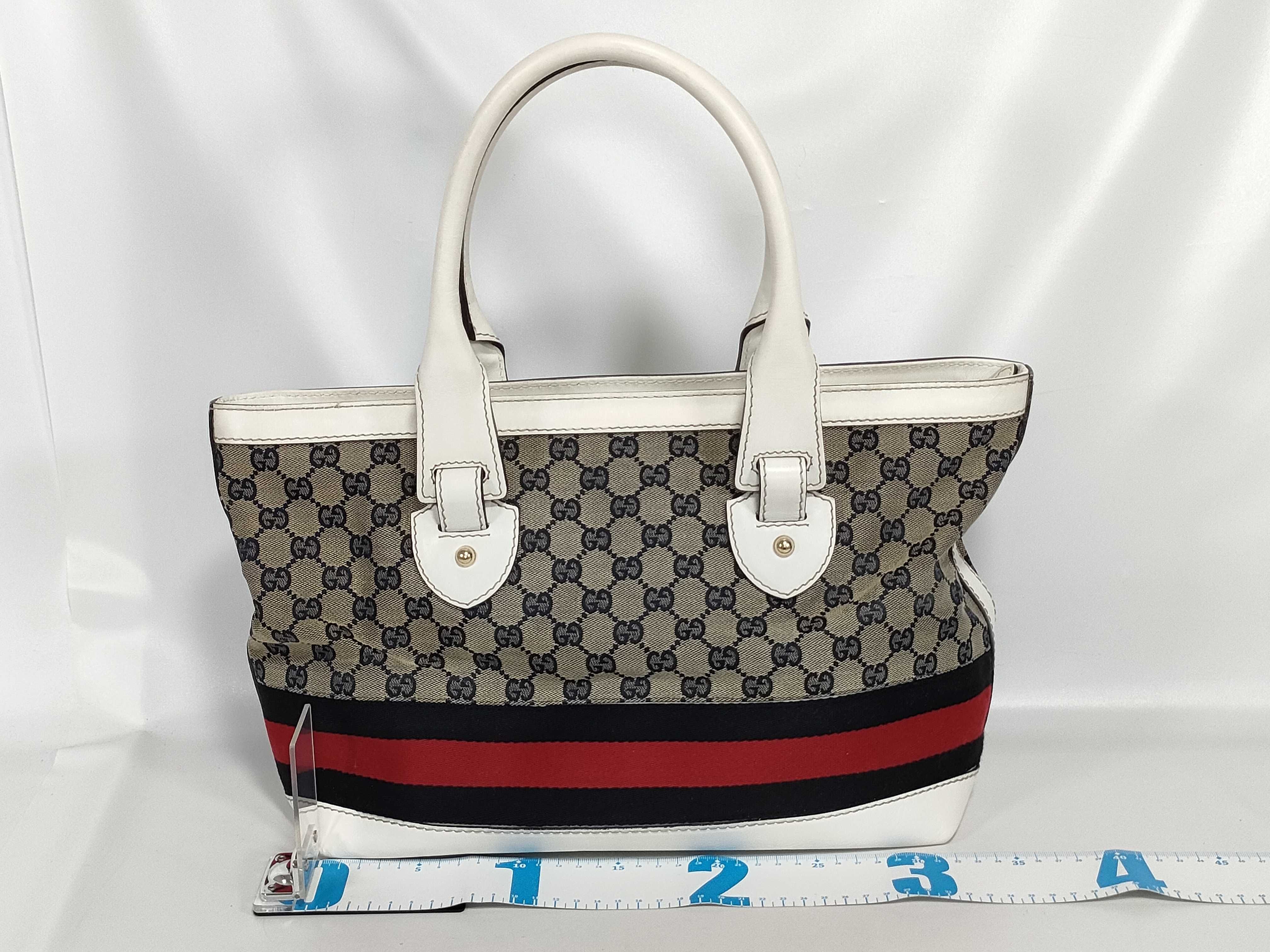 GG Canvas Heritage Web Buckle GG Canvas Tote Bag (Handbag) — view 2