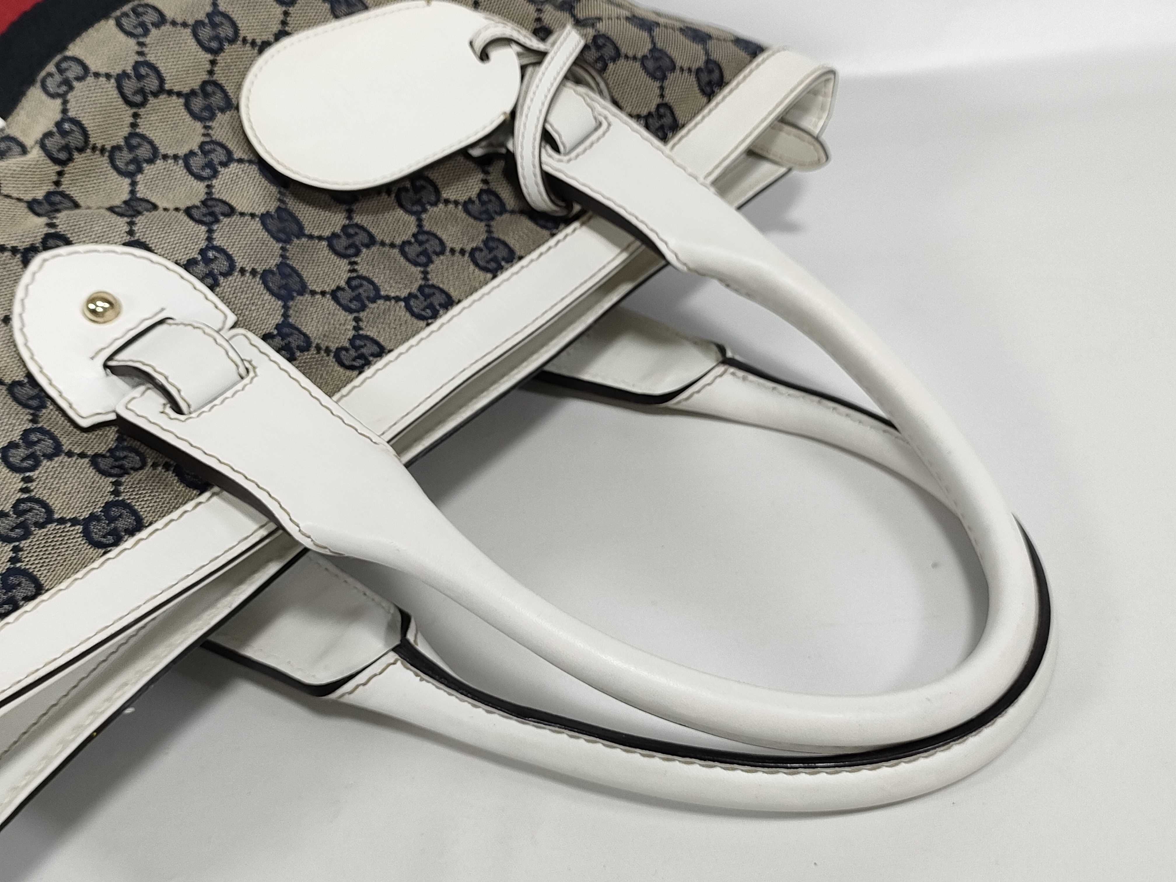 GG Canvas Heritage Web Buckle GG Canvas Tote Bag (Handbag) — view 3