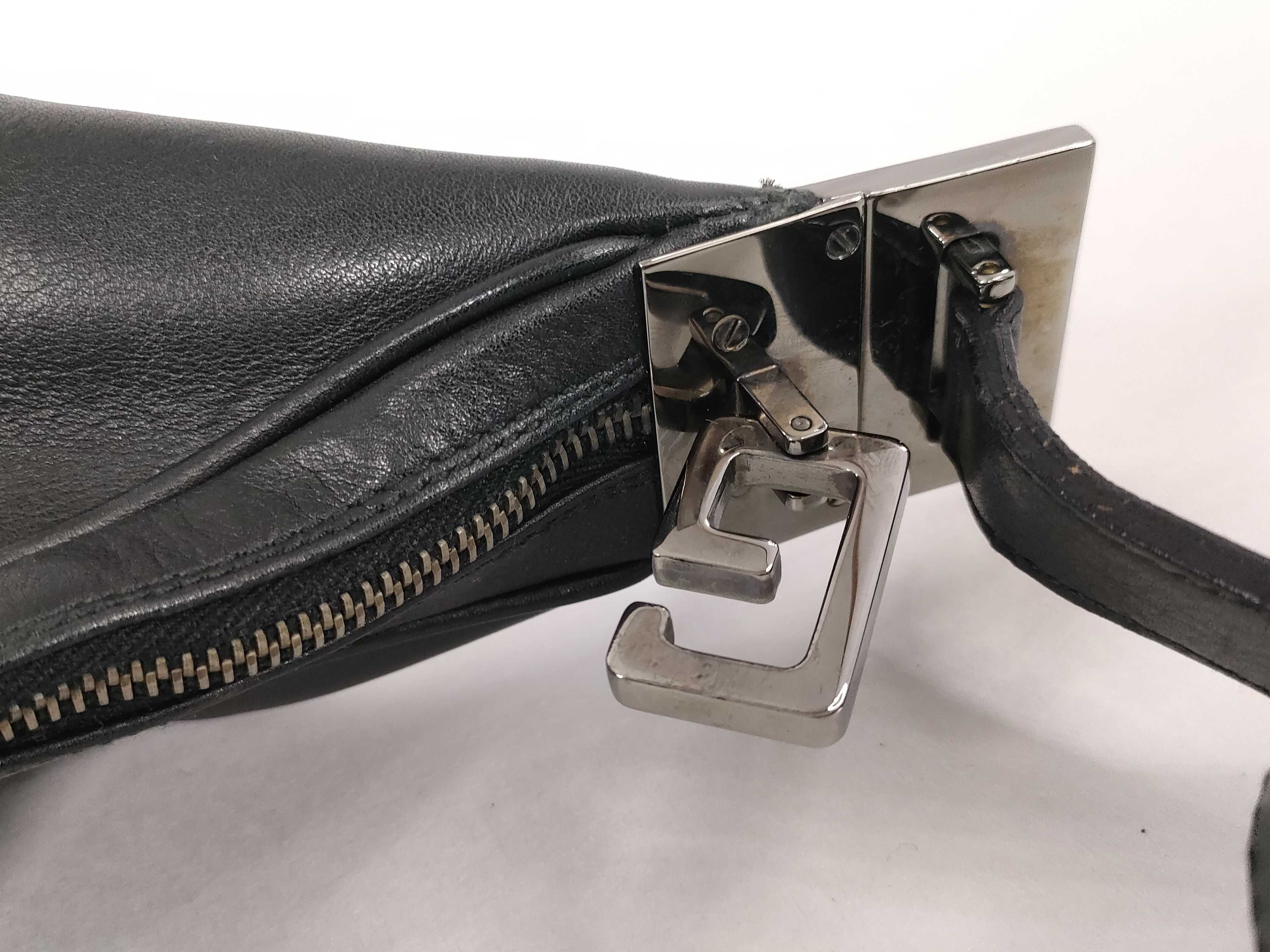Leather GG Hardware One-Shoulder Bag — view 14