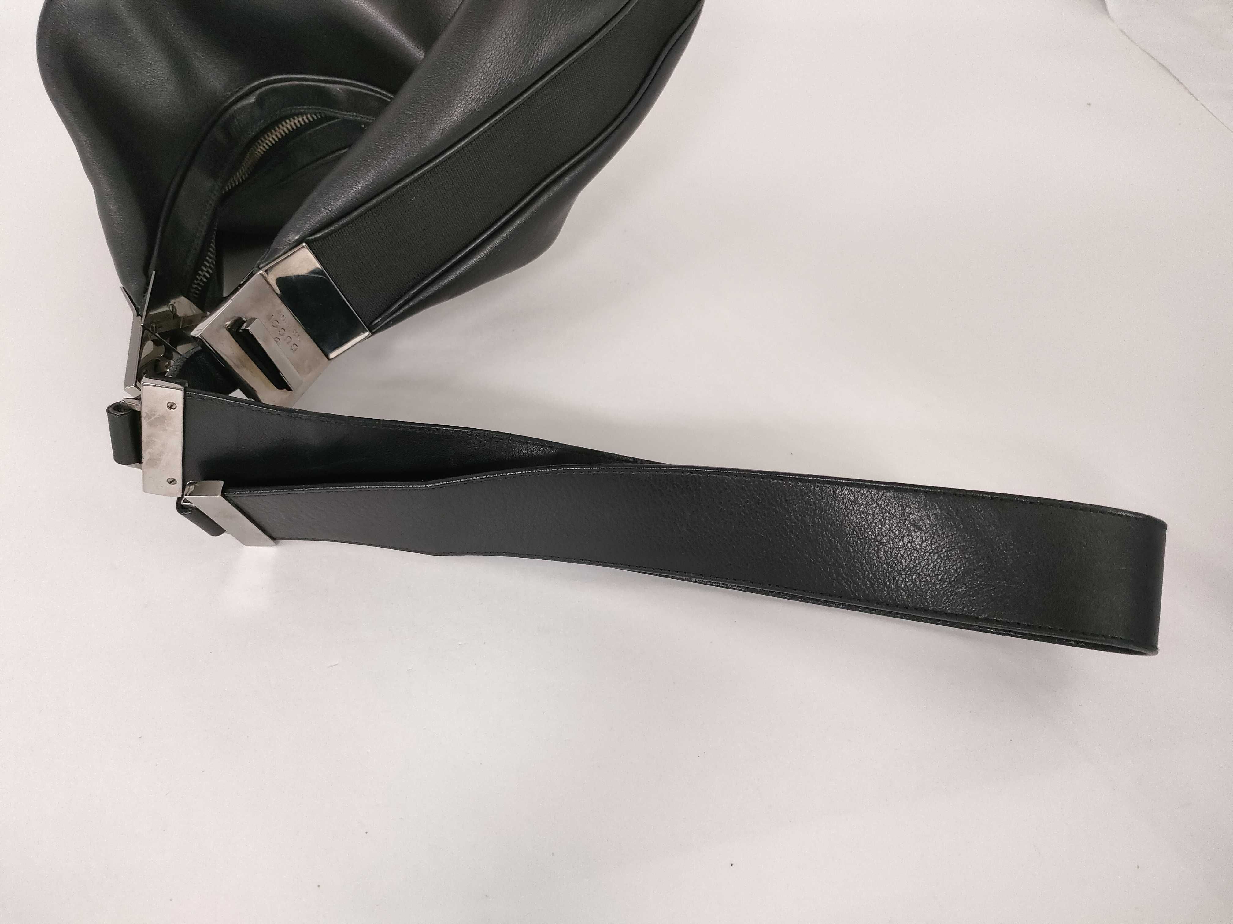 Leather GG Hardware One-Shoulder Bag — view 3