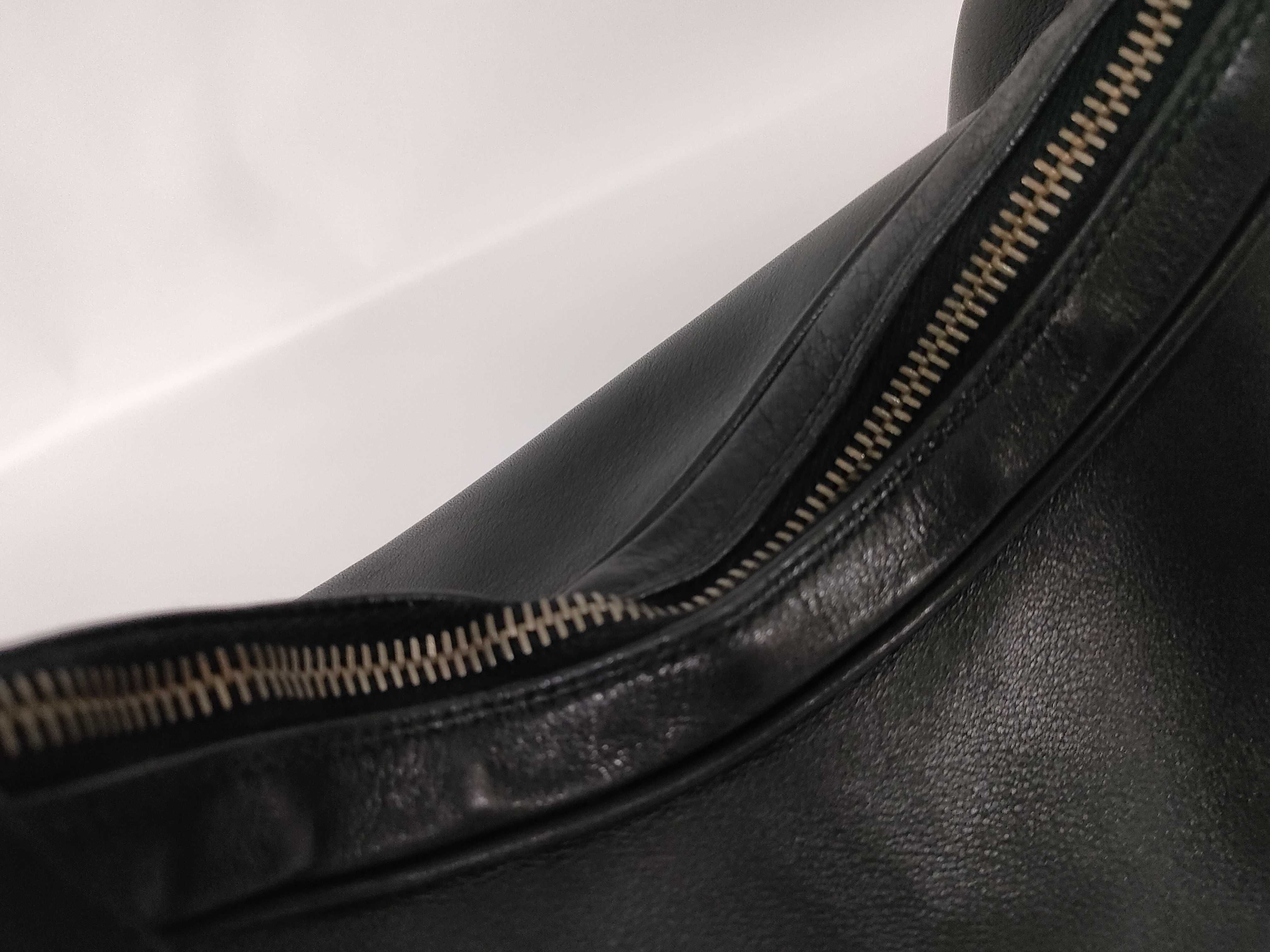 Leather GG Hardware One-Shoulder Bag — view 8