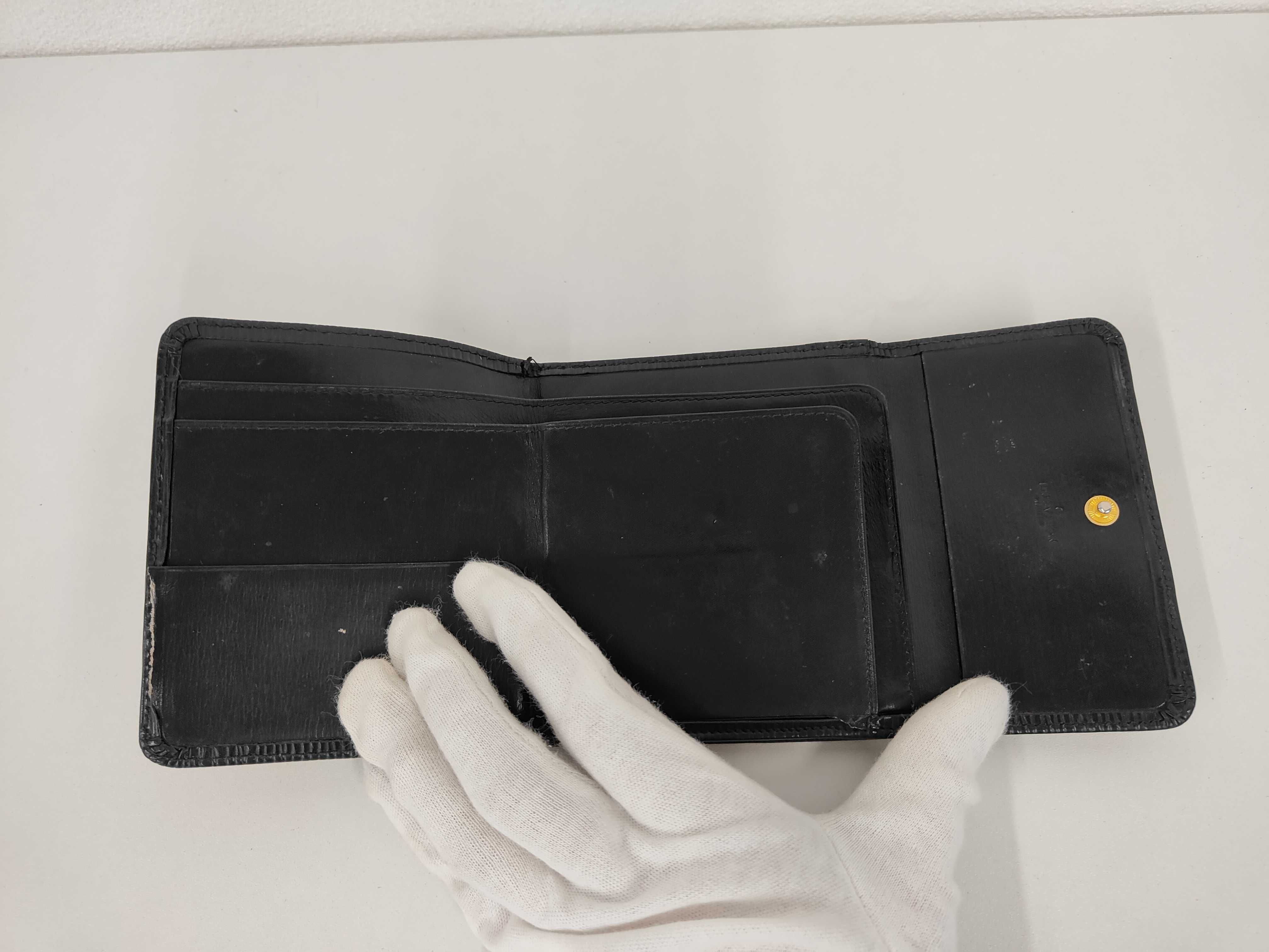 Epi Leather Wallet with Double Snap Closure — view 6