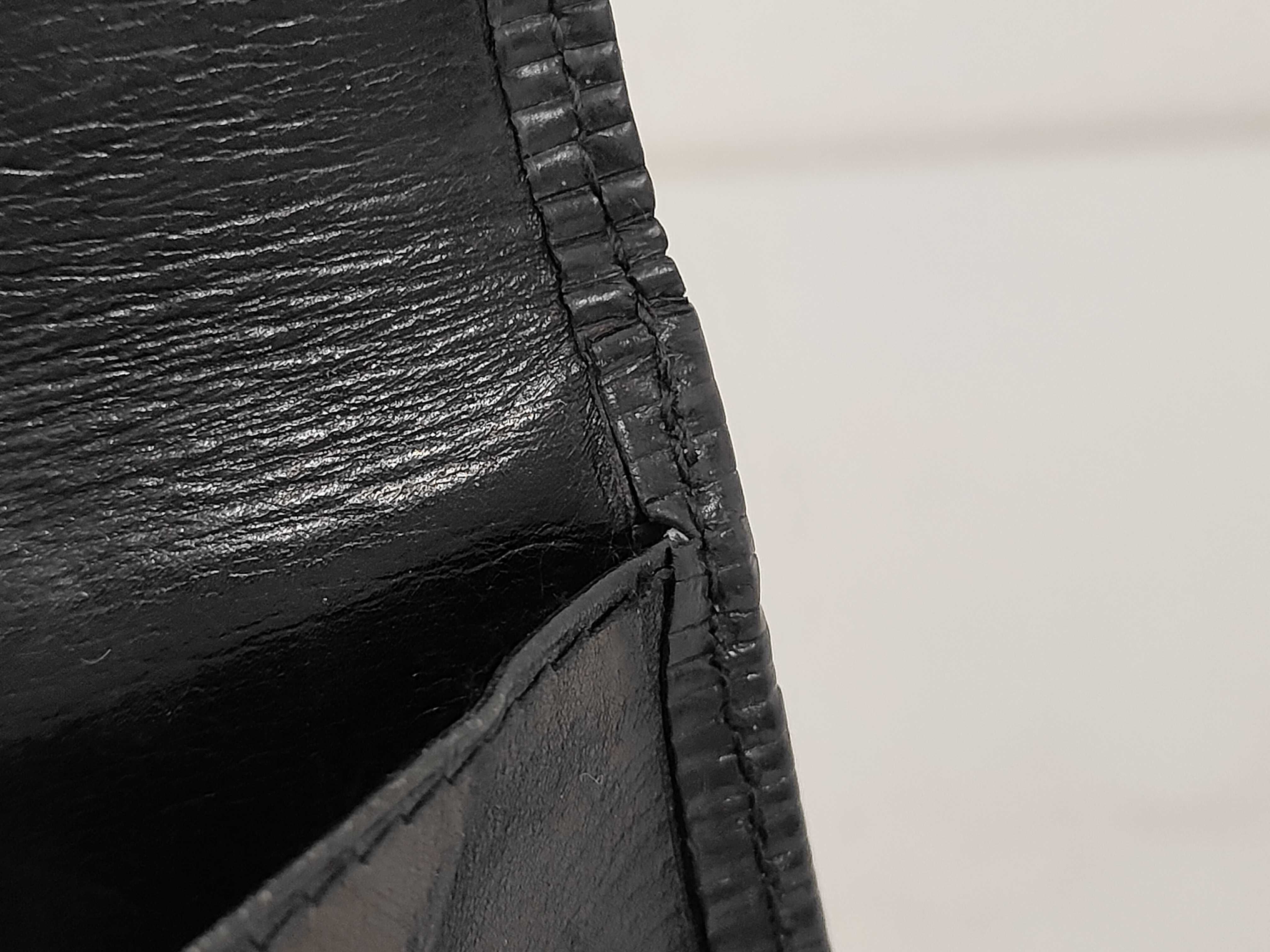 Epi Leather Wallet with Double Snap Closure — view 9