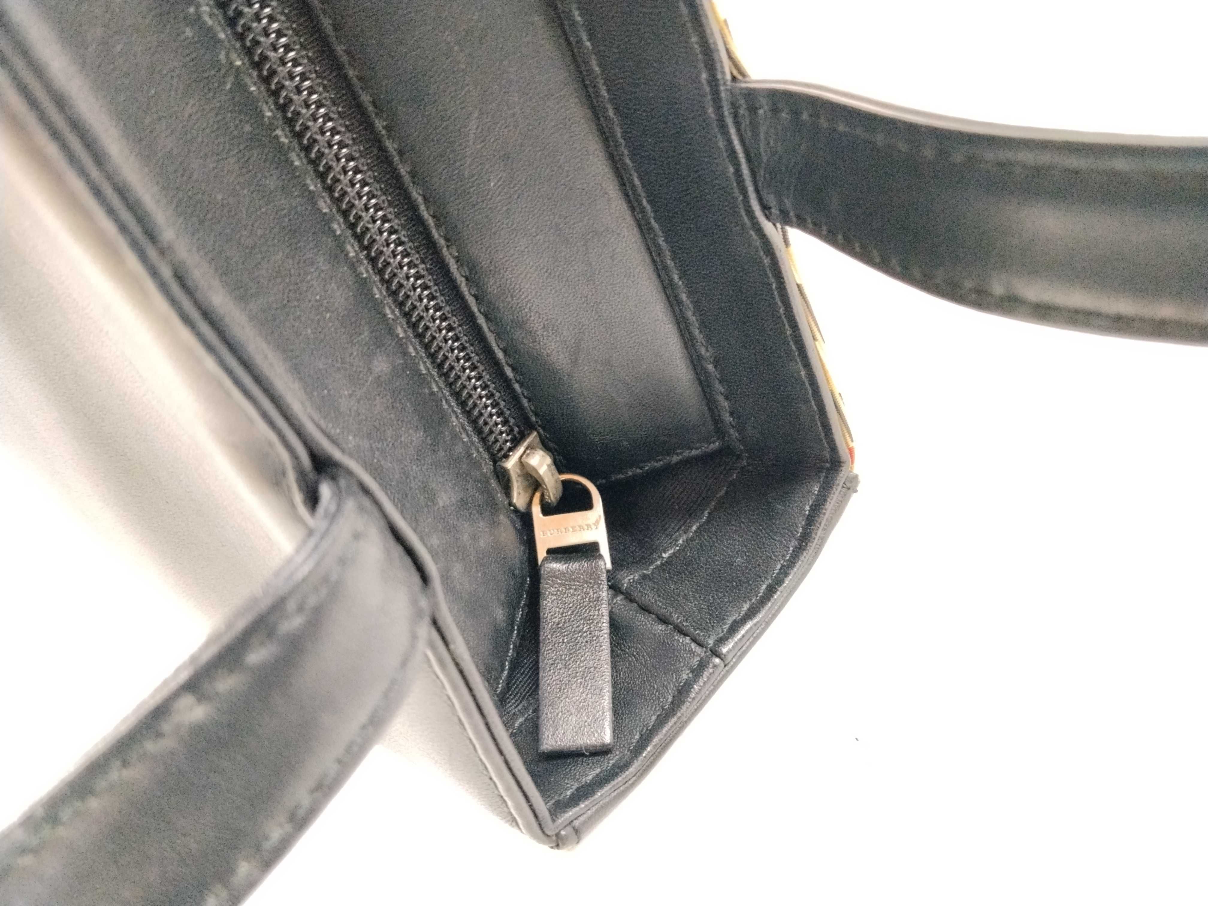 Nova Check Leather Handbag — view 9