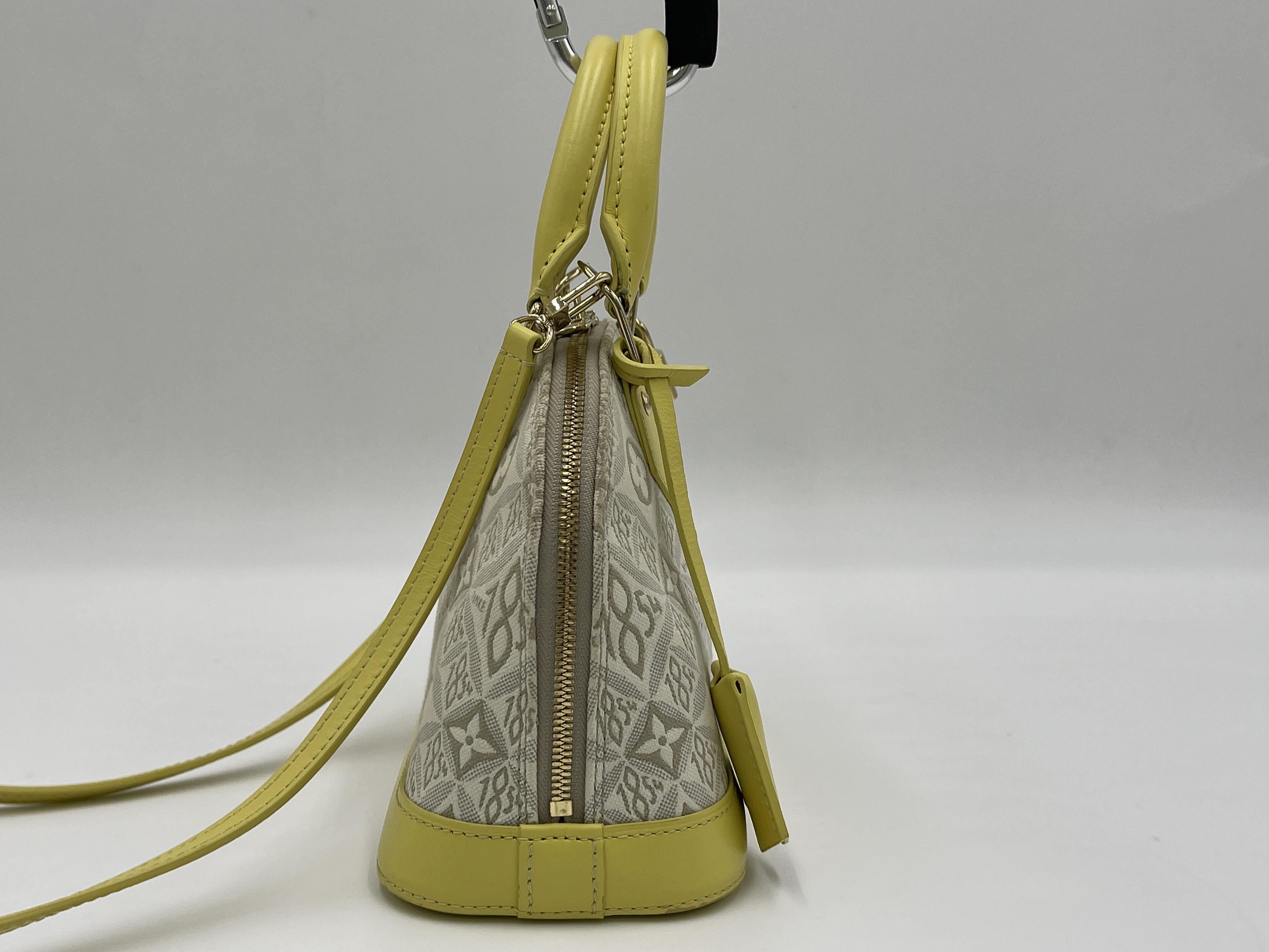 Monogram Jacquard Alma BB M53476 Key Clochette Handbag — view 3