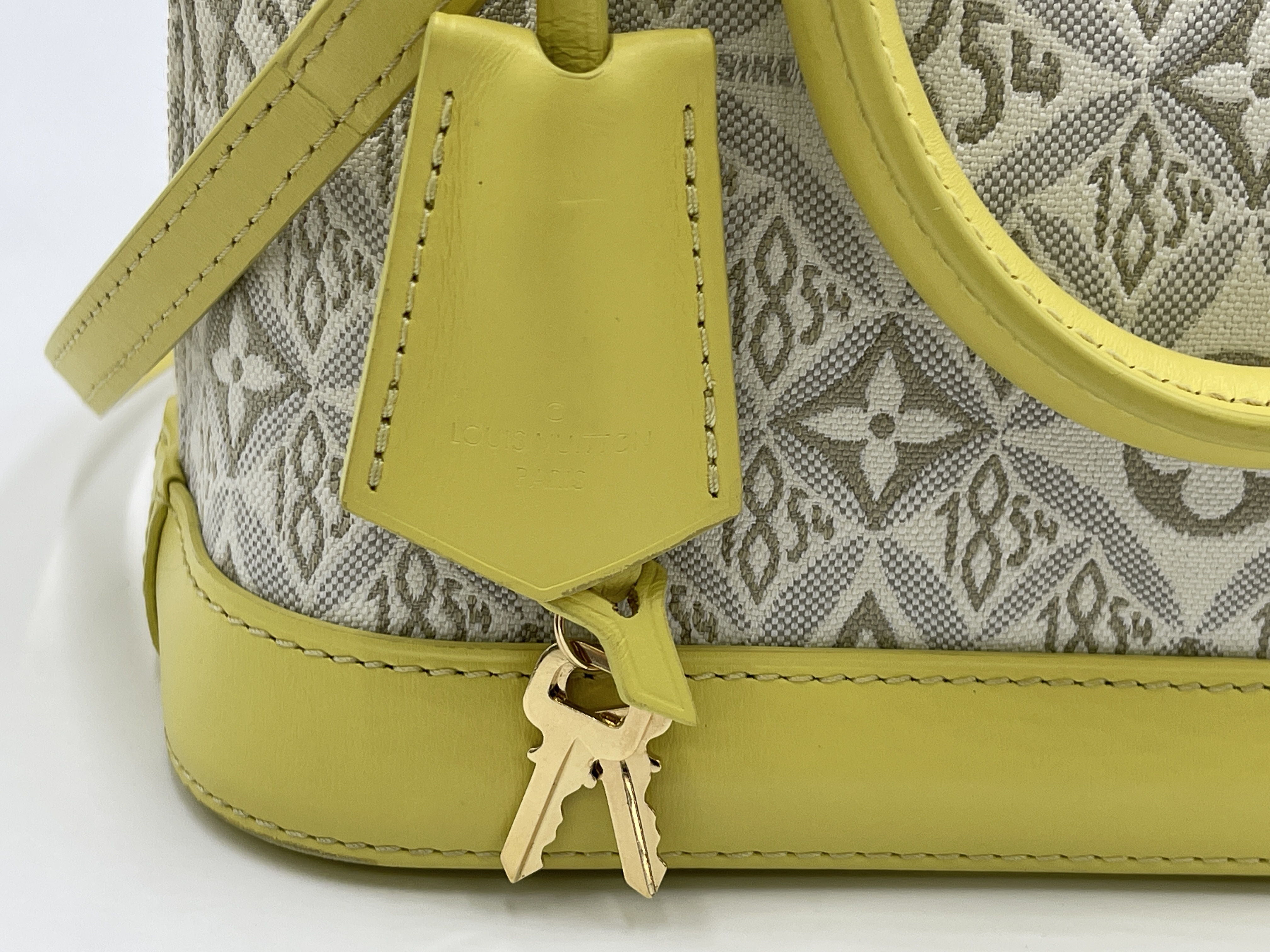 Monogram Jacquard Alma BB M53476 Key Clochette Handbag — view 6