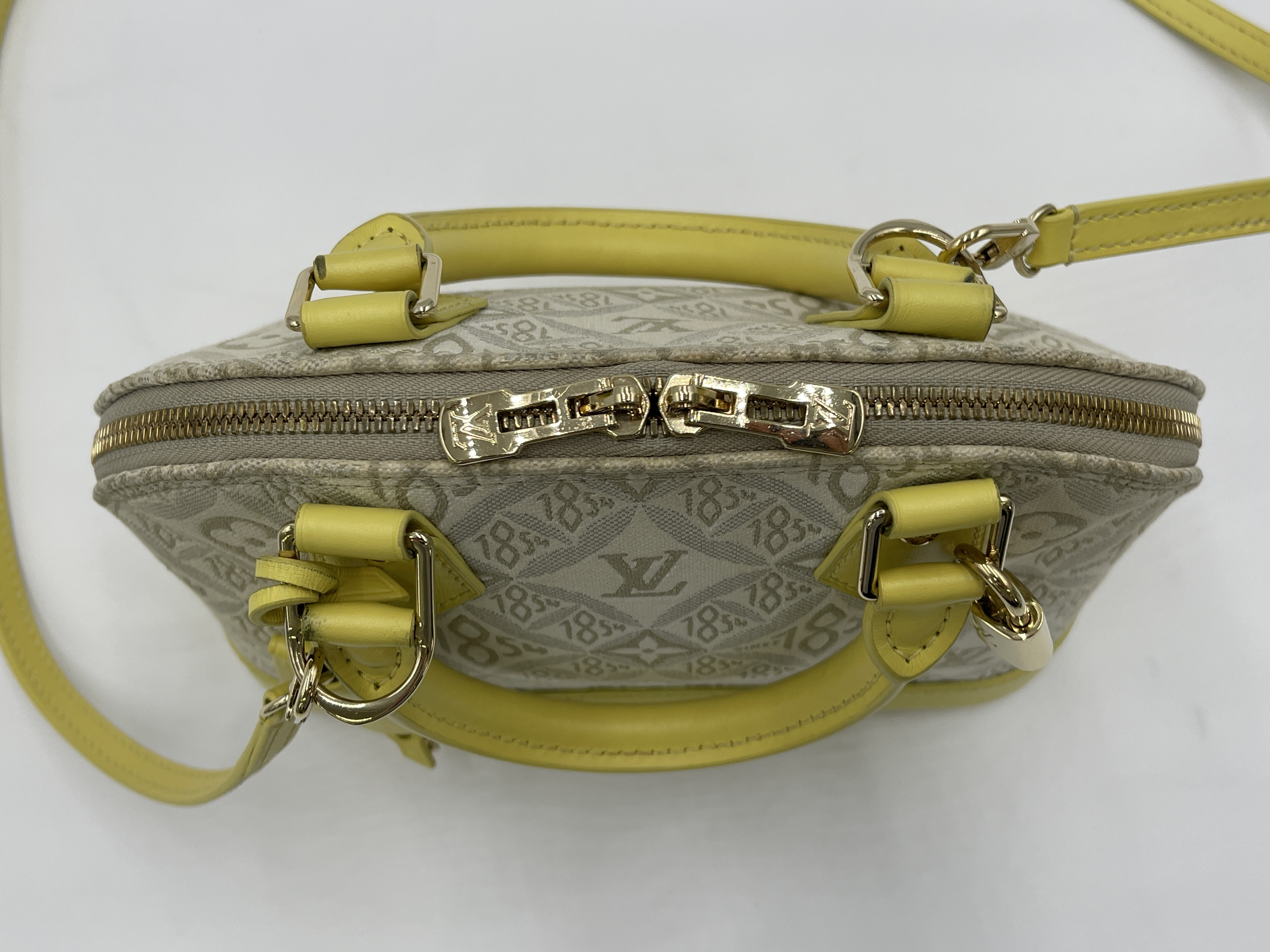 Monogram Jacquard Alma BB M53476 Key Clochette Handbag — view 8