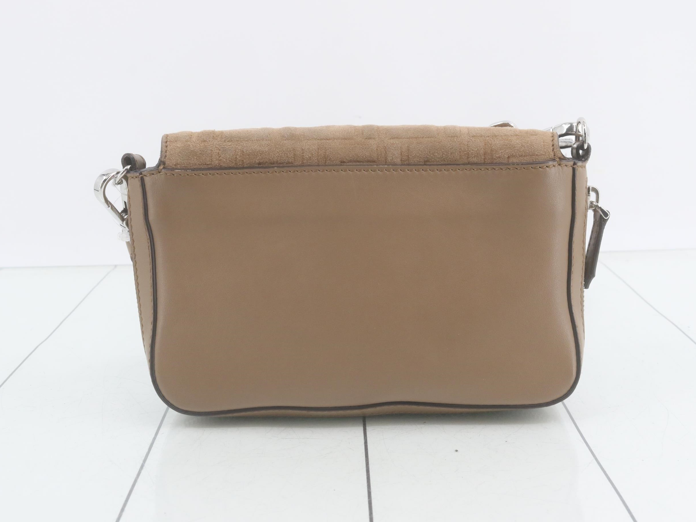 Zucca shoulder bag beige leather suede — view 2
